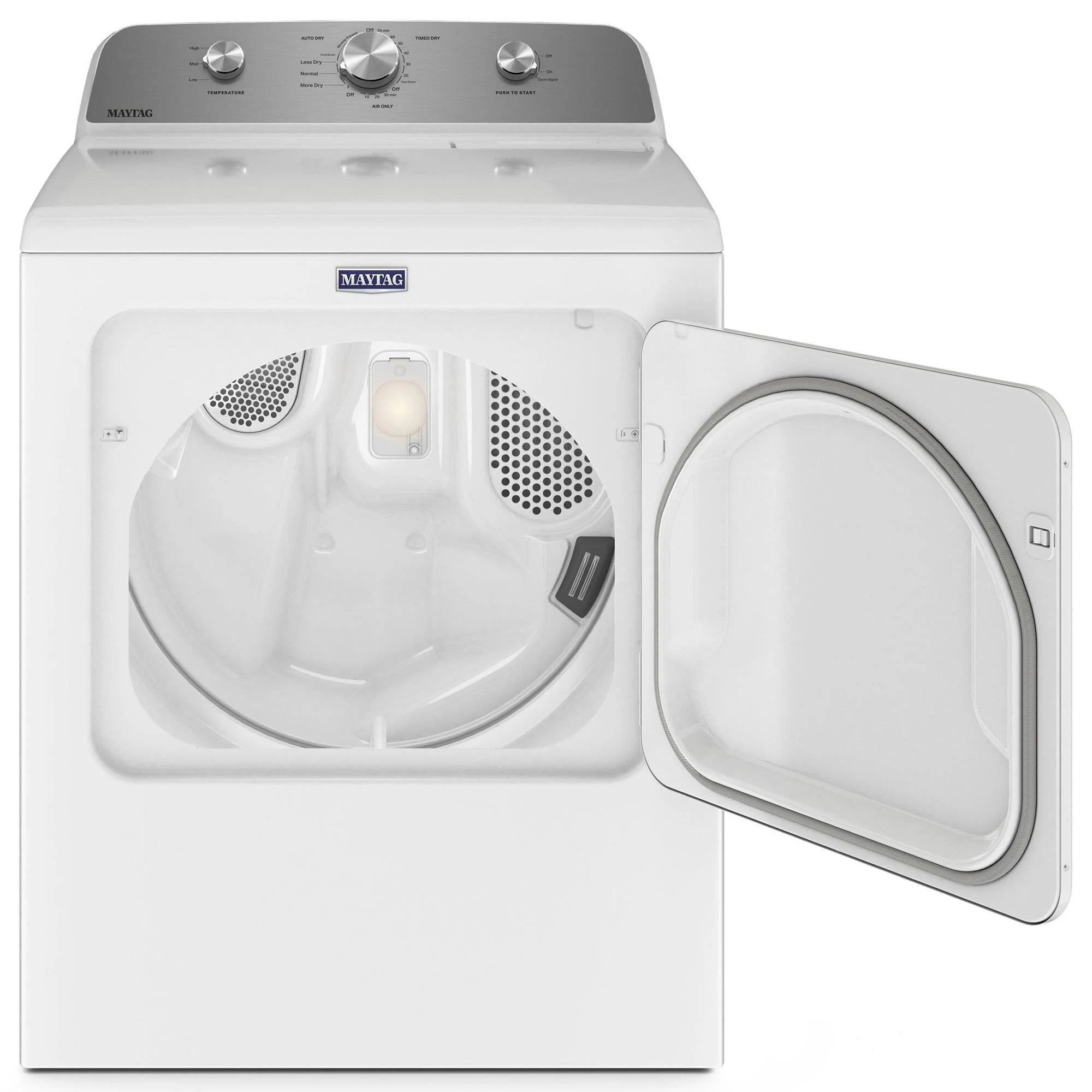 Sèche-linge électrique 2025 de 7 pi³ avec fonction anti-froissage - Blanc
