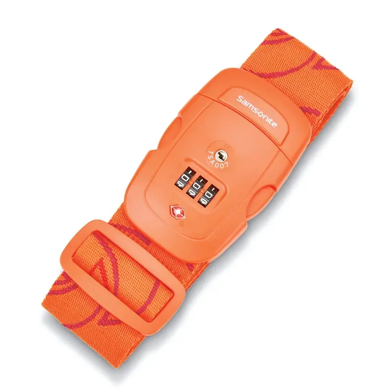 Orange Tiger 3 Dial Travel Sentry Combination Luggage Strap Luggage Accessories | 5937-VFUHN - SAMSONITE OUTLET