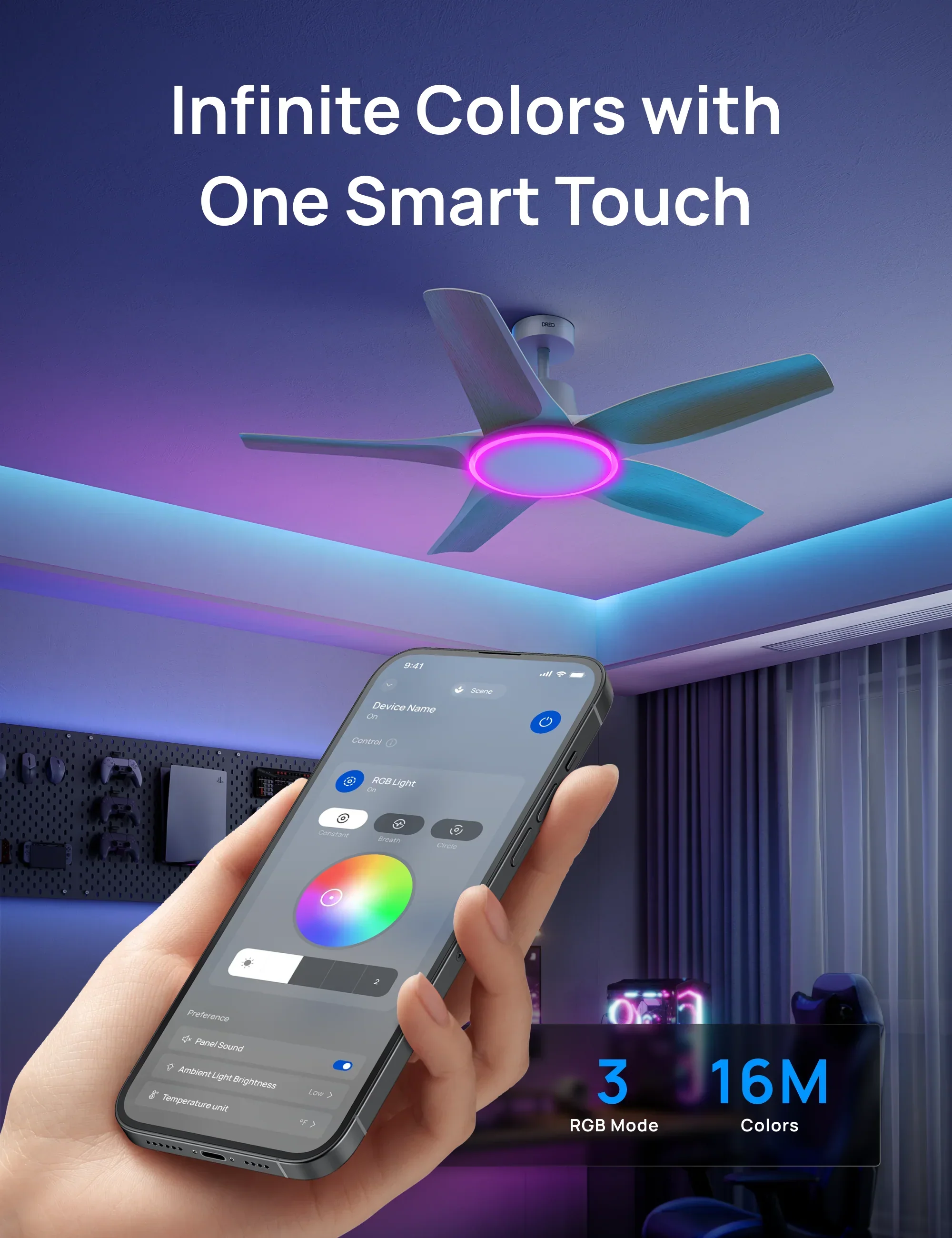 Smart Ceiling Fan 712S