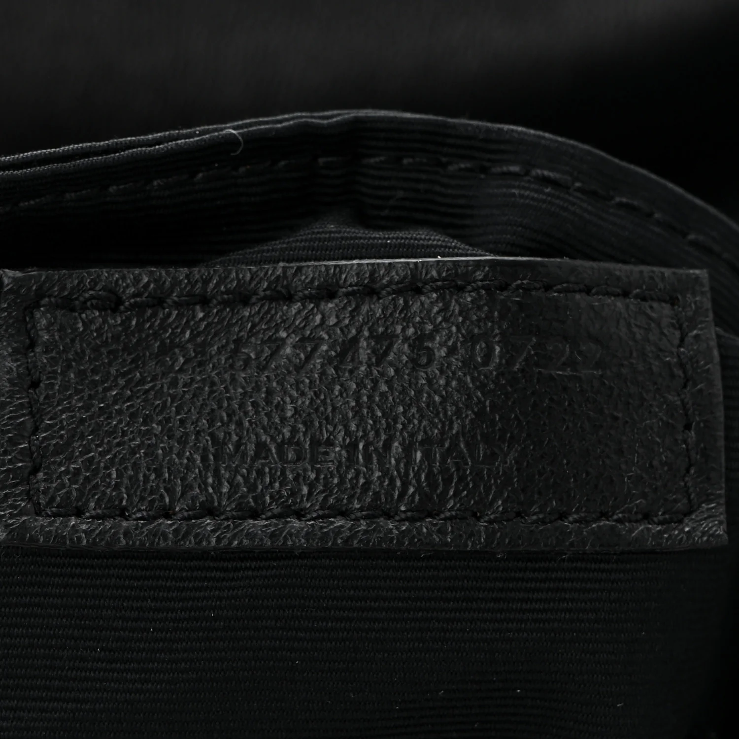 Lambskin Quilted Medium Loulou Puffer Monogram Chain Satchel Black