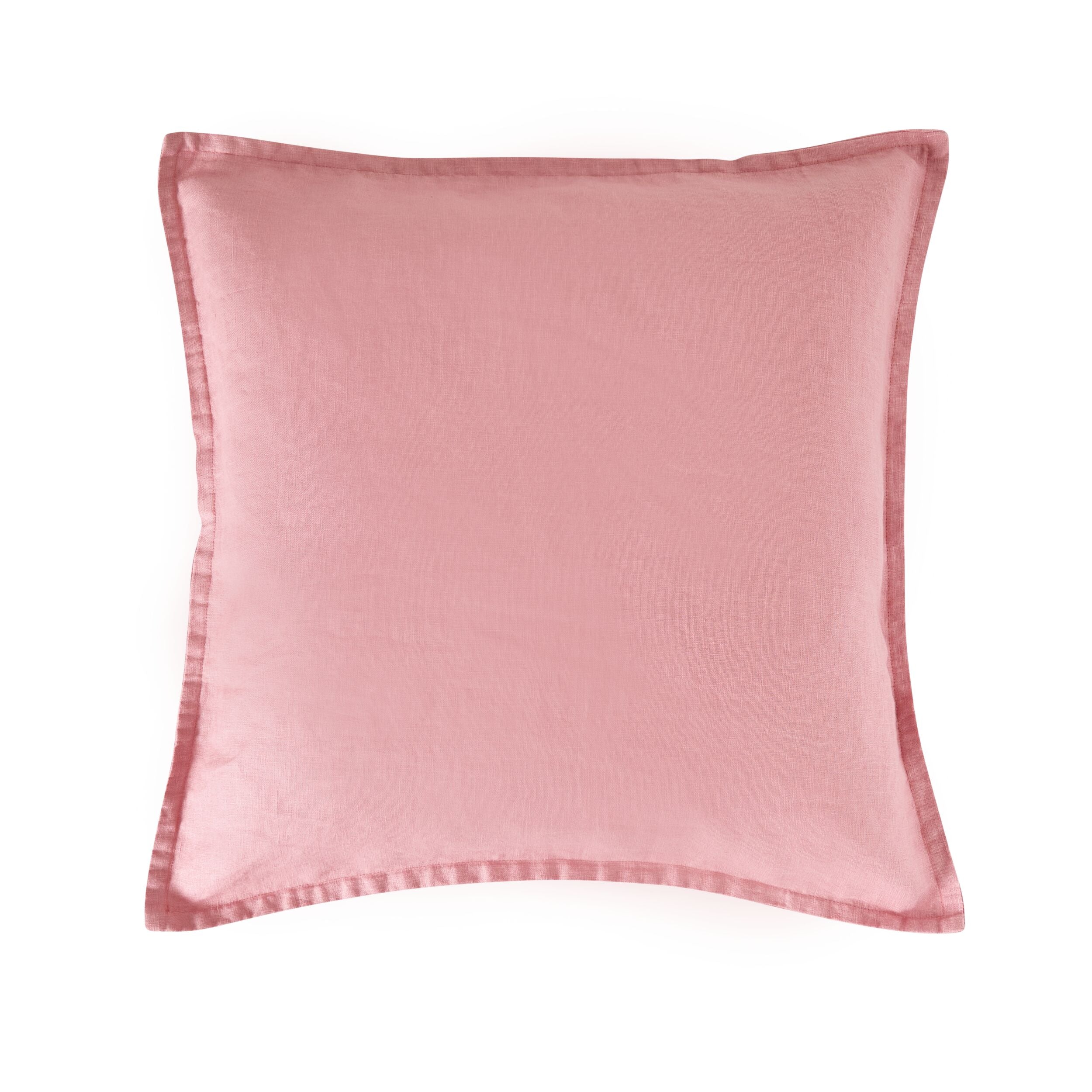 Hamptons French Linen Cushion Rose 50x50cm