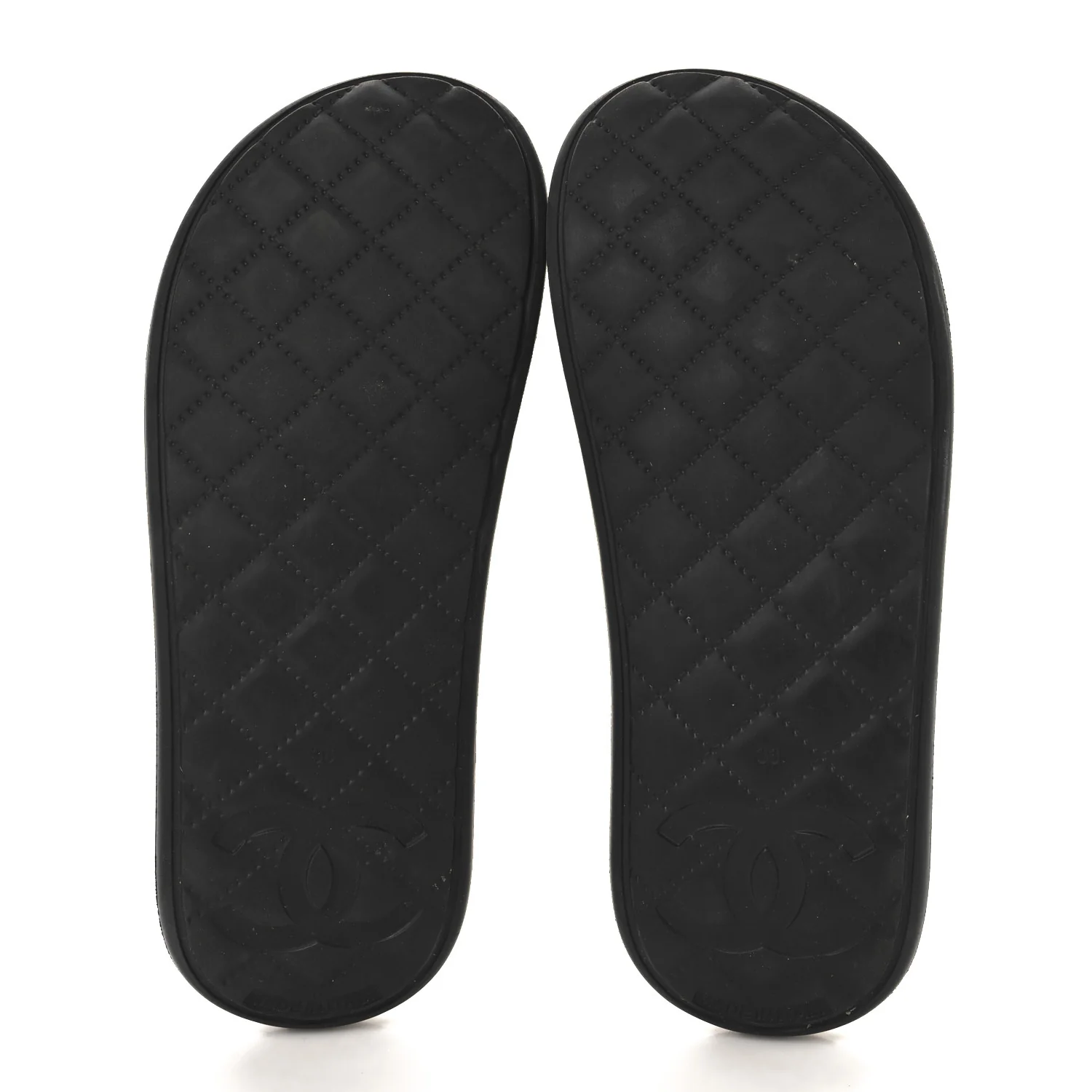Thermoplastic PVC Camellia Mule Sandals 36 Black Ivory