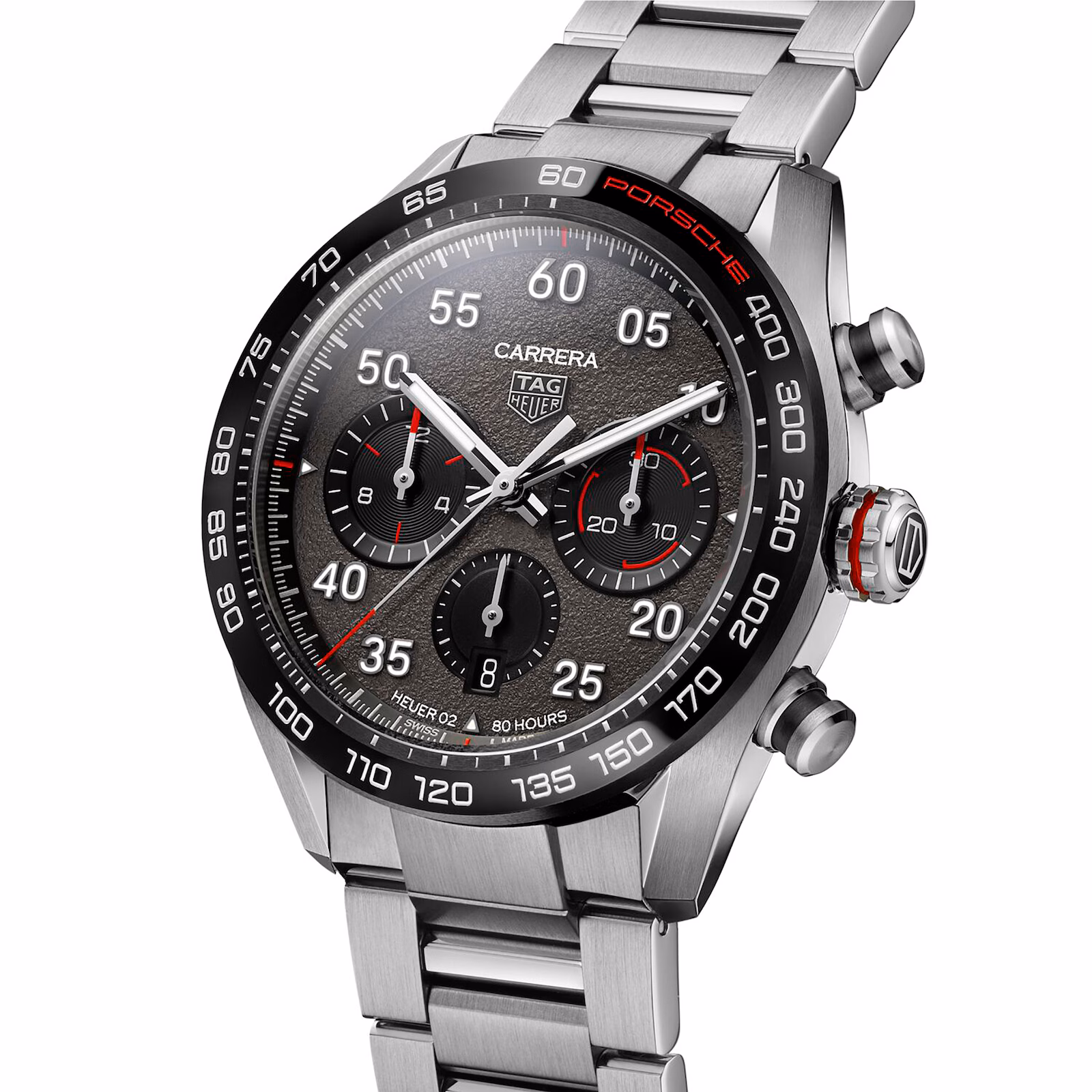 【Super Clone】TAG Heuer Carrera Porsche Chronograph Special Edition 44 mm Calibre Heuer 02 Automatic CBN2A1F.BA0643