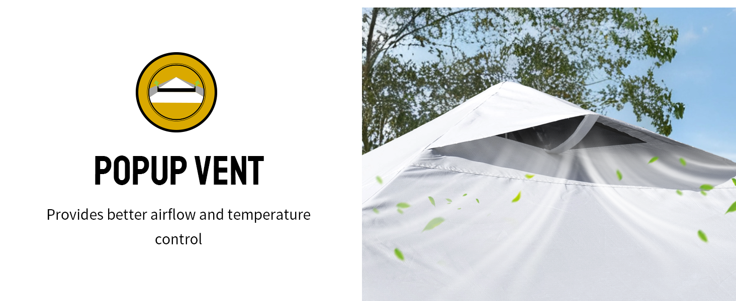 Stay Cool &amp;amp;amp;amp;amp; Steady �?Built-In Vent for Better Airflow