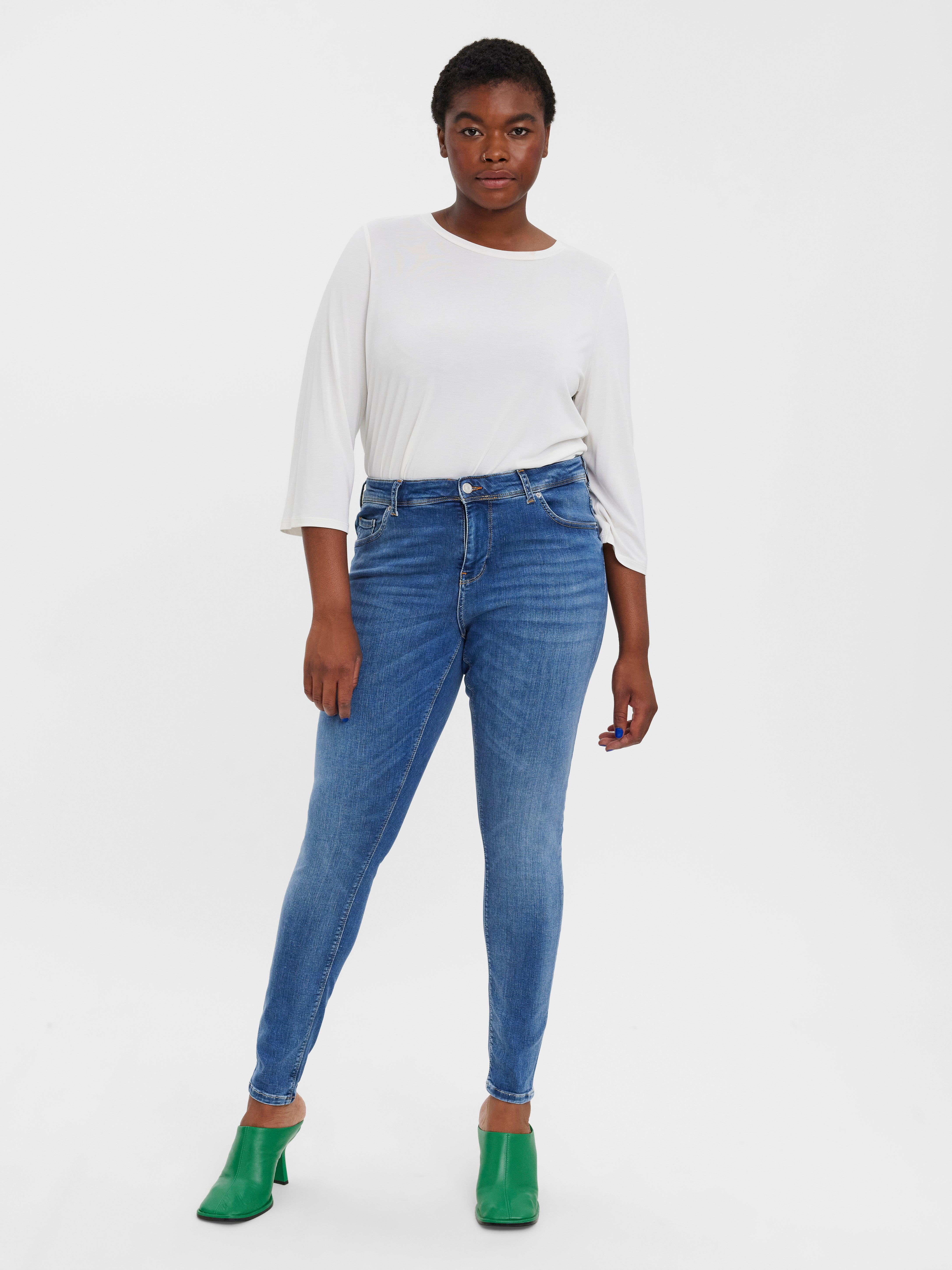 VERO MODA® VMLUX Mid rise Slim Fit Jeans