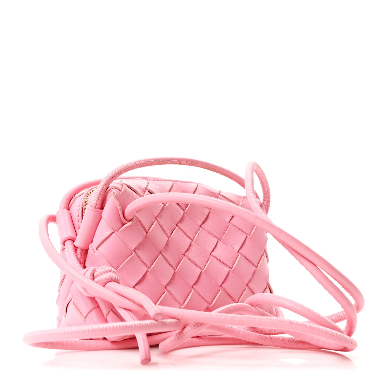Nappa Intrecciato Candy Loop Camera Bag Ribbon