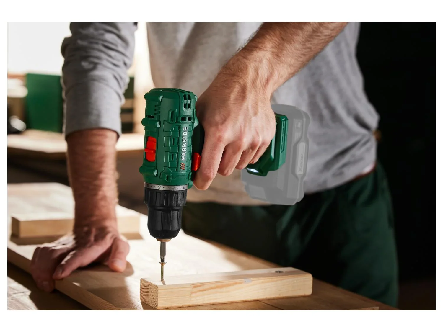 PARKSIDE Perceuse-visseuse sans fil PBSA 20-Li A1, 20 V