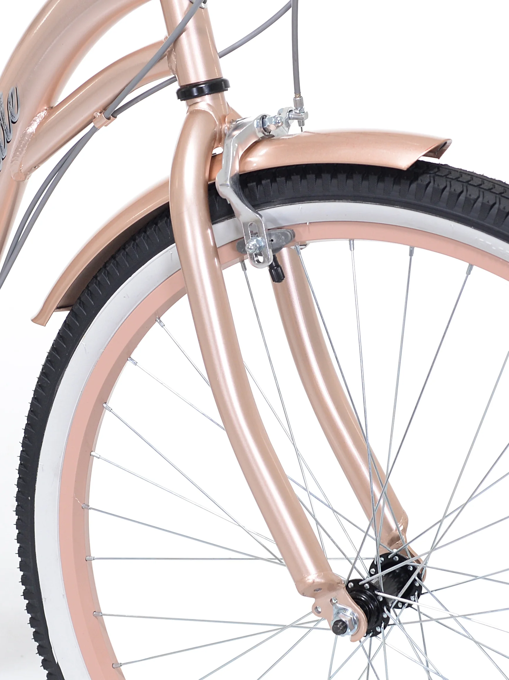 26" Bayside Cruiser Bicycle, Fits Rider: 5'2"-5'10", Rose Gold, Adult, Unisex(Gold) - Image 6