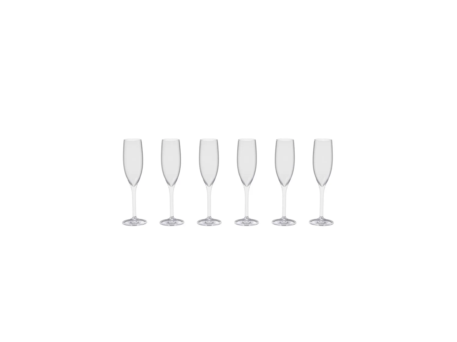 ERNESTO Lot de 6 verres  vin,  champagne ou  eau