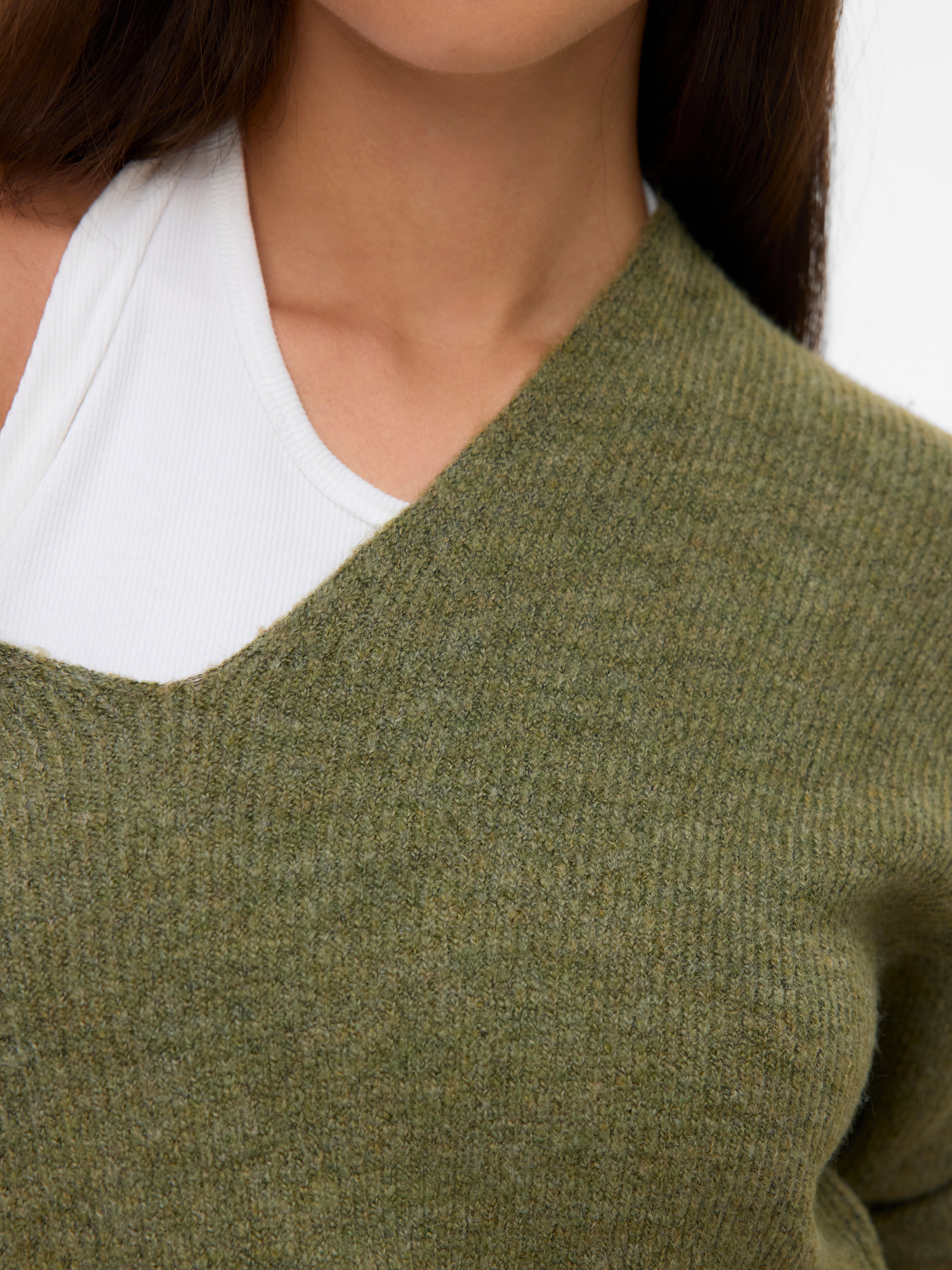 VERO MODA® VMCREWLEFILE Knitted pullover