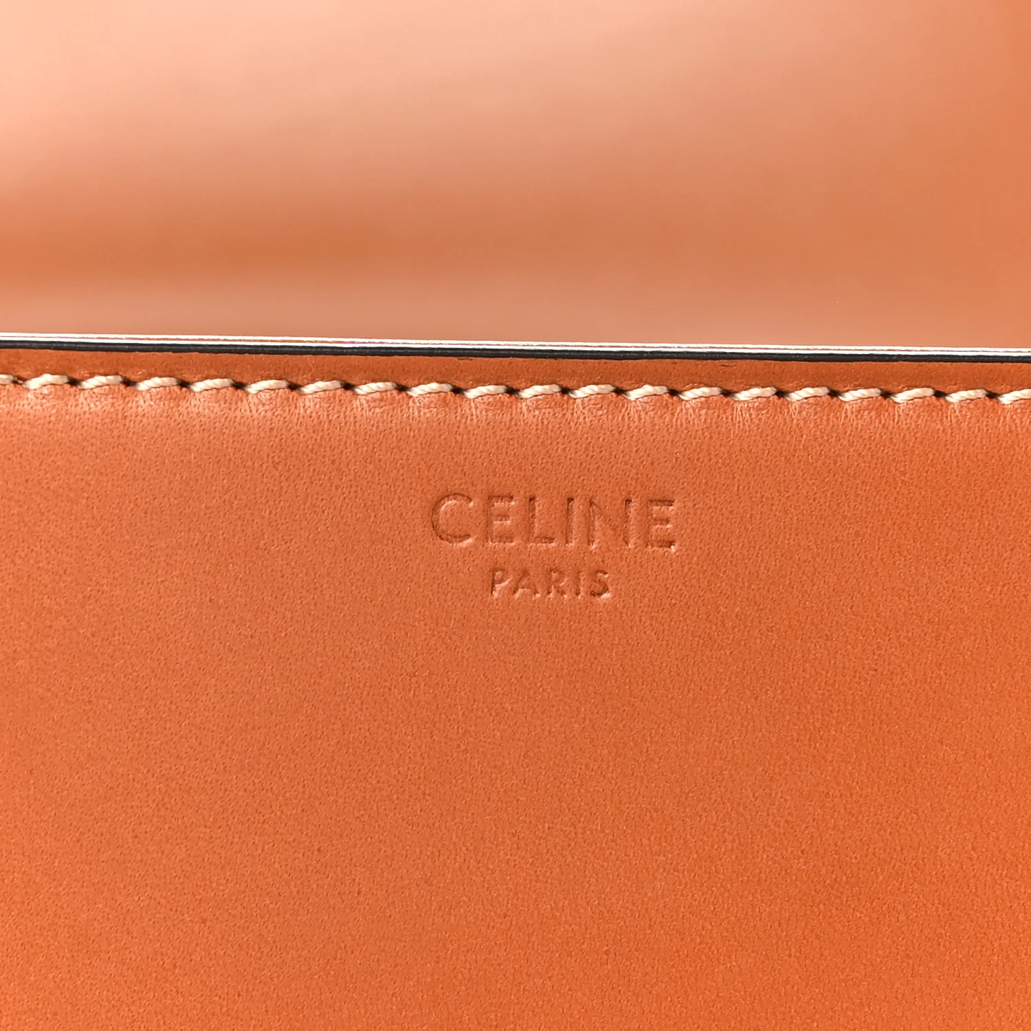 Natural Calfskin Medium Triomphe Tan