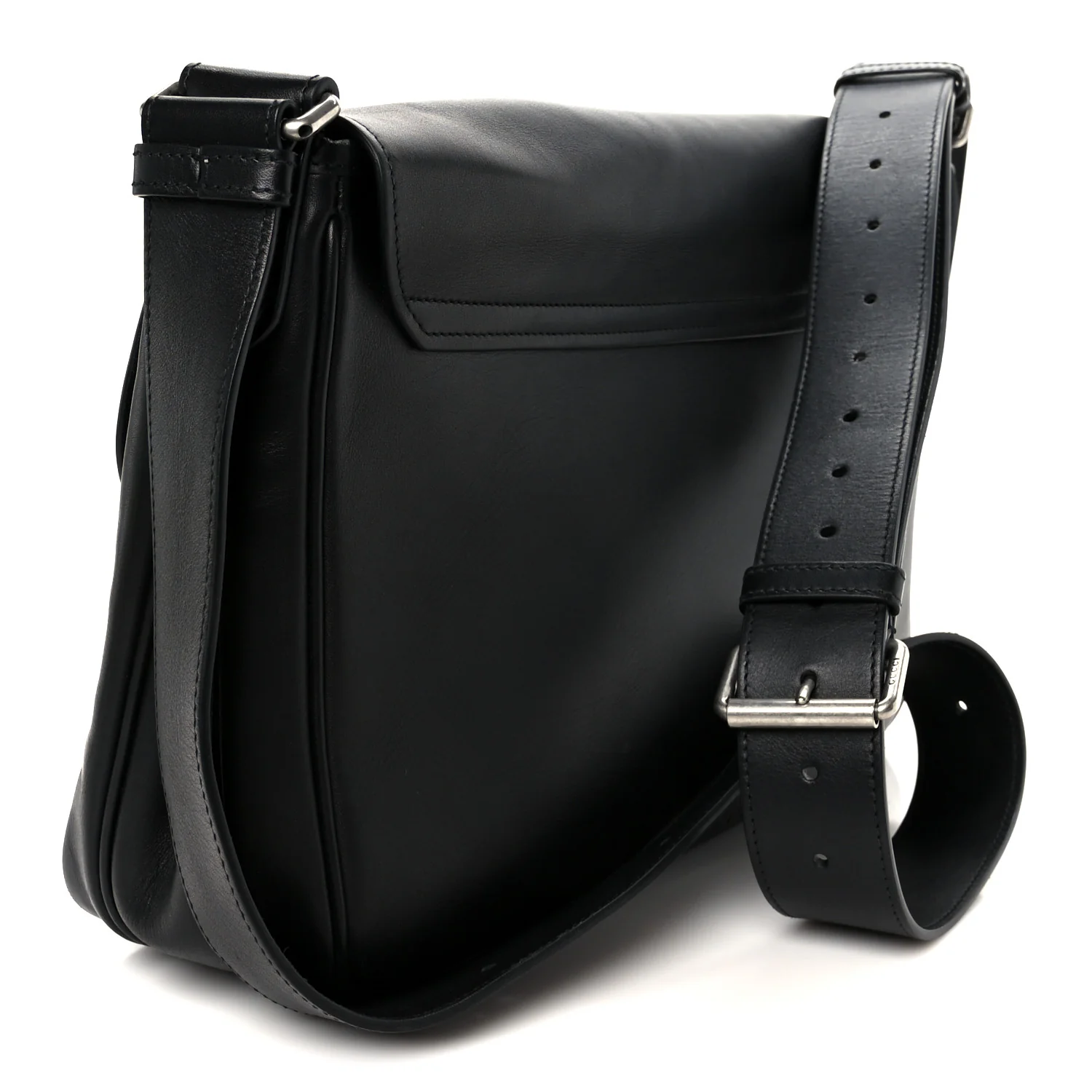 Calfskin Dionysus Messenger Bag Black