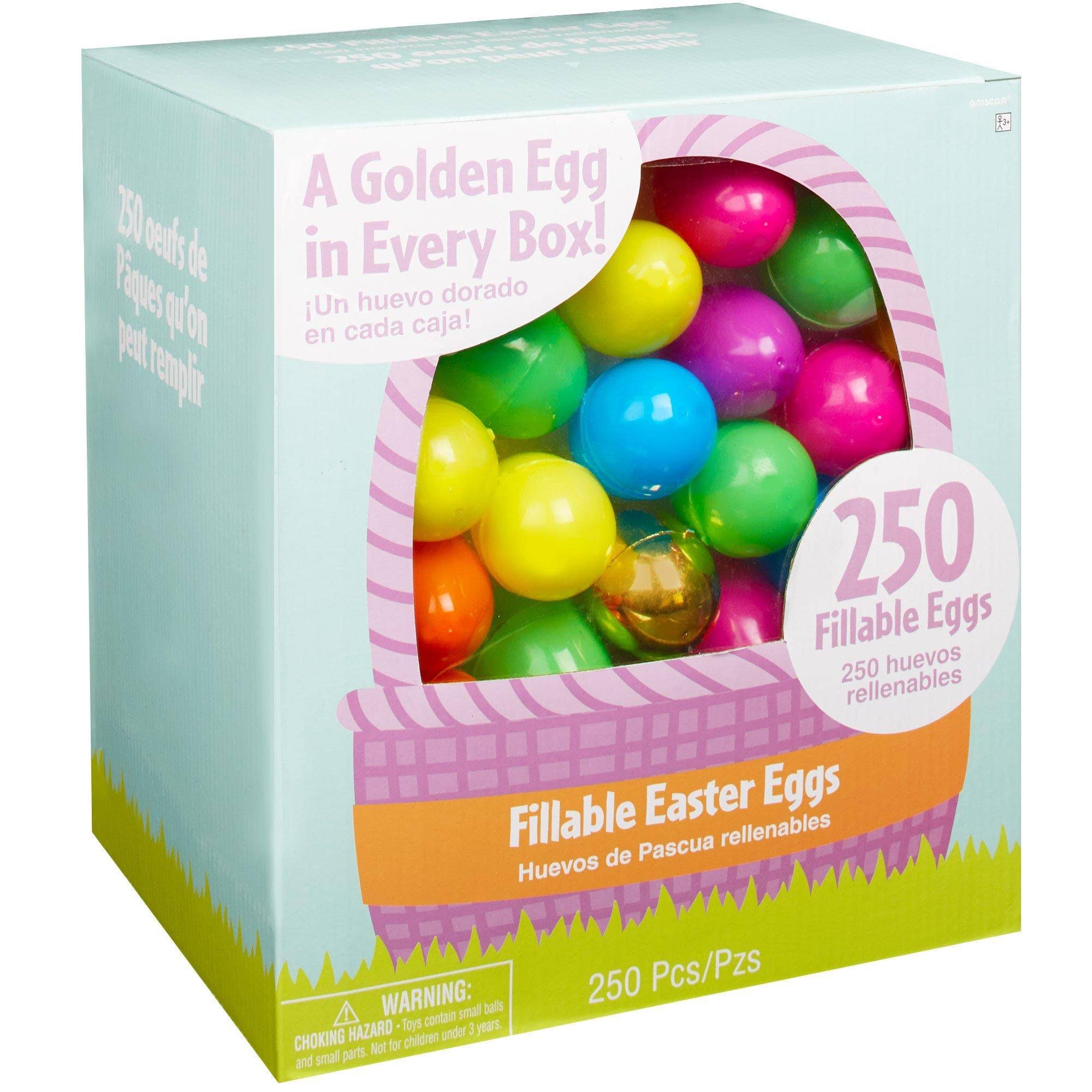 Amscan Fillable 250 Easter Eggs