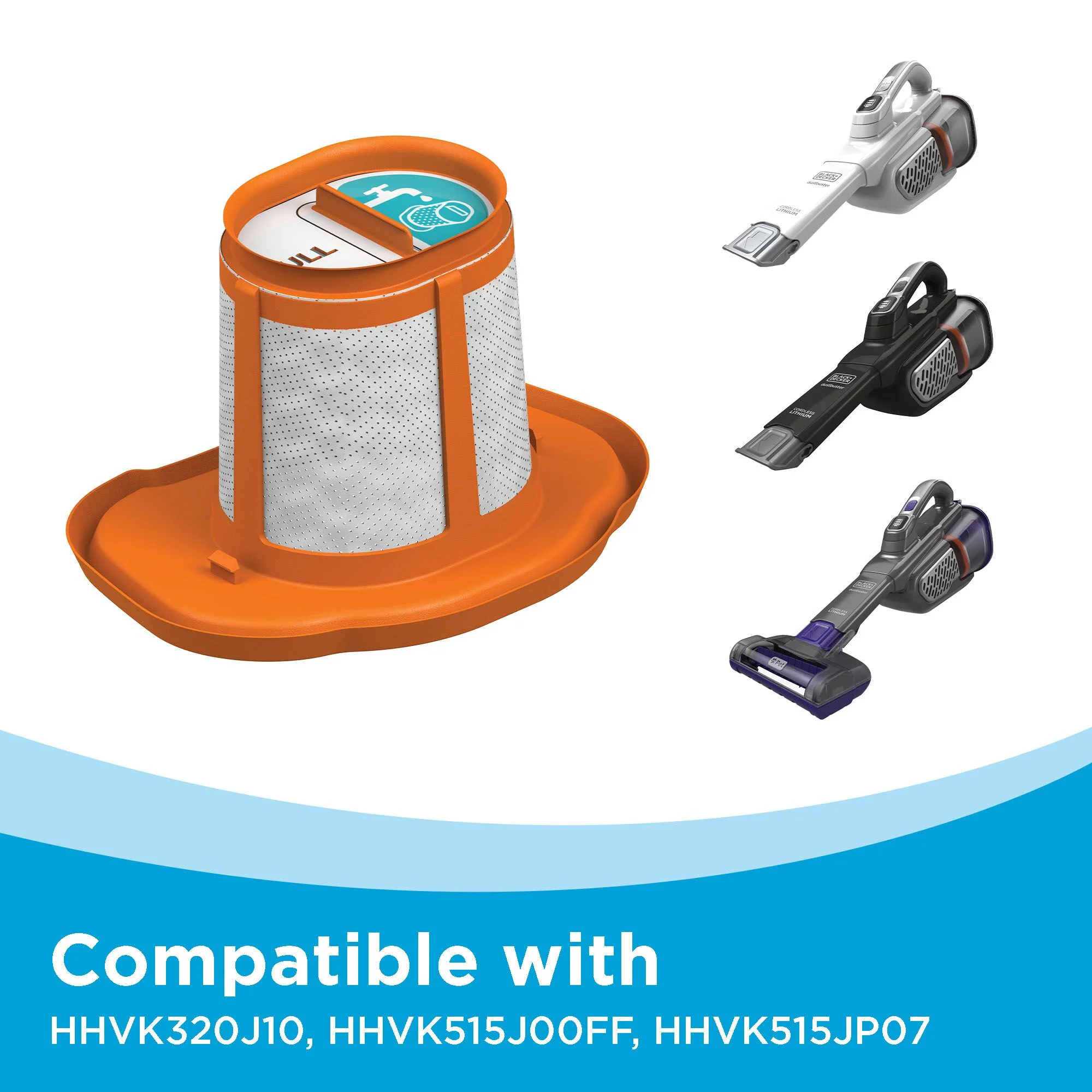 dustbuster furbuster AdvanceClean+ Cordless Pet Handheld Vacuum, HHVK515JP07(Whole Bean/15.9" x 8" x 6.8") - Image 9