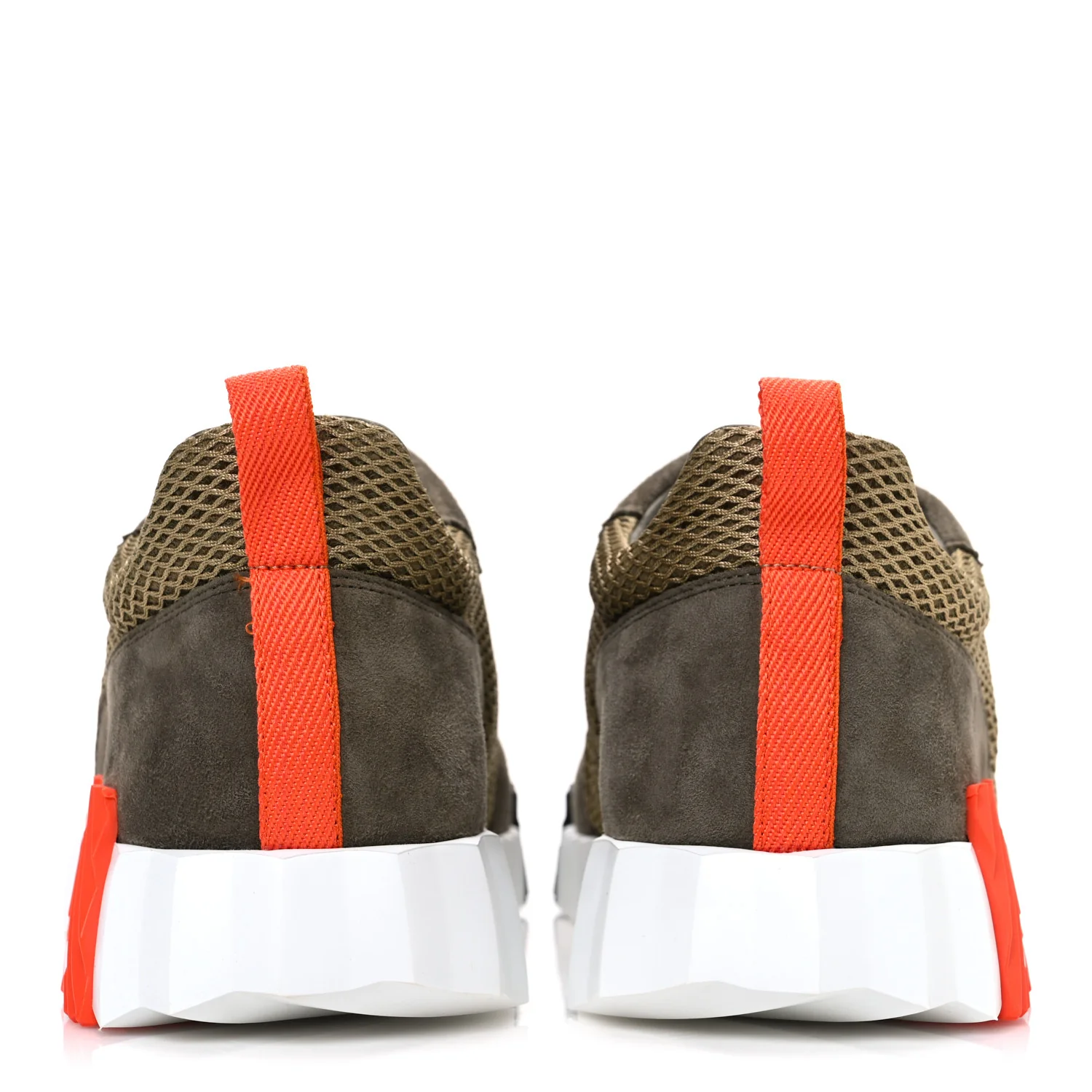 Air Mesh Suede Goatskin Mens Bouncing Sneakers 42 Vert Toundra