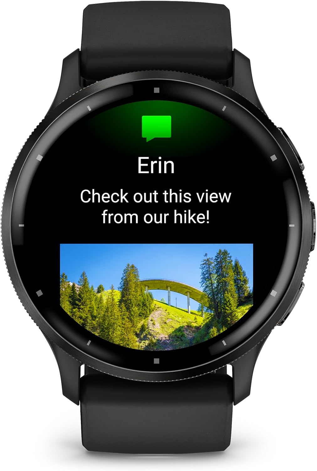 Garmin Venu 3 Running GPS Smartwatch with AMOLED Display  Advanced Health  Fitness Features  Up to 14 Day Battery Life with Signature Power Bundle | Slate with Black Silicone Band