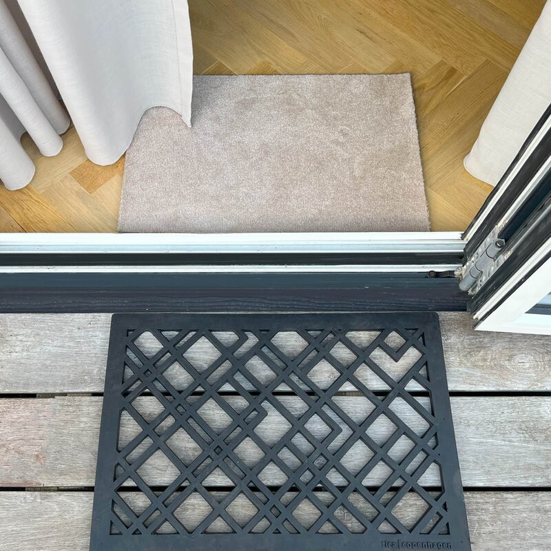 Unicolor gulvmatte 40x60 cm ivory