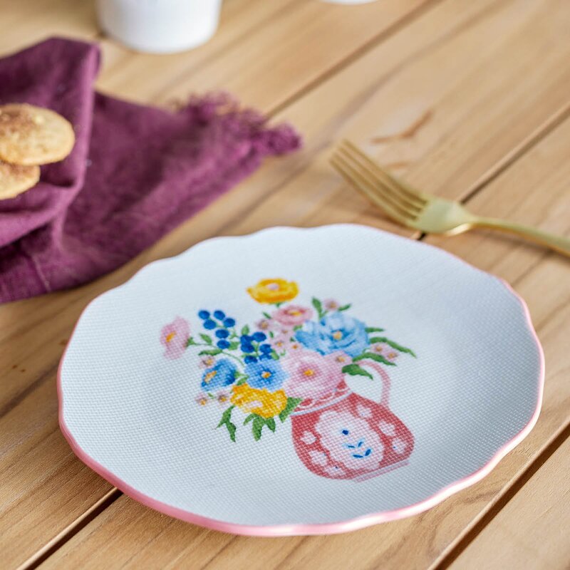 Dorothy tallerken 20 cm rosa
