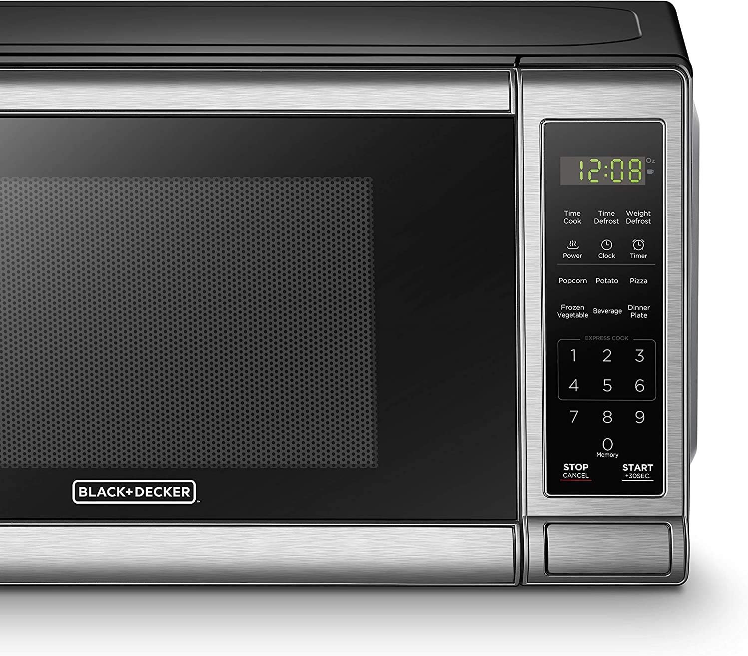 BLACK+DECKER Countertop Microwave Oven, 0.7 Cu.Ft, 700W, Stainless Steel
