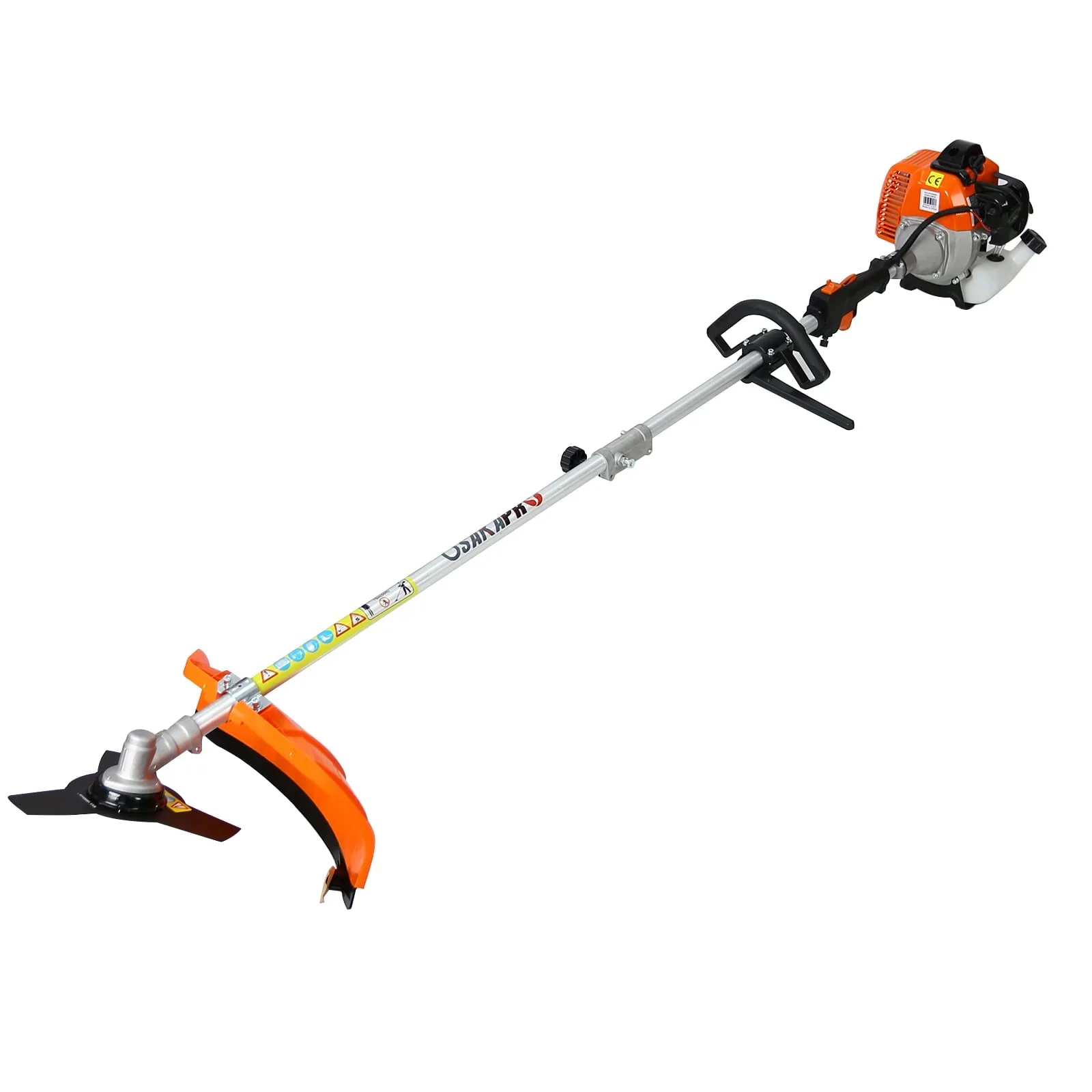 Walkfairy Hedge Trimmer, 12 in 1 Multi-Functional Trimming Tool, 52CC 2-Cycle Garden Tool System with Gas Pole Saw, Hedge Trimmer, Grass Trimmer, and Brush Cutter for Lawn Care (52CC)