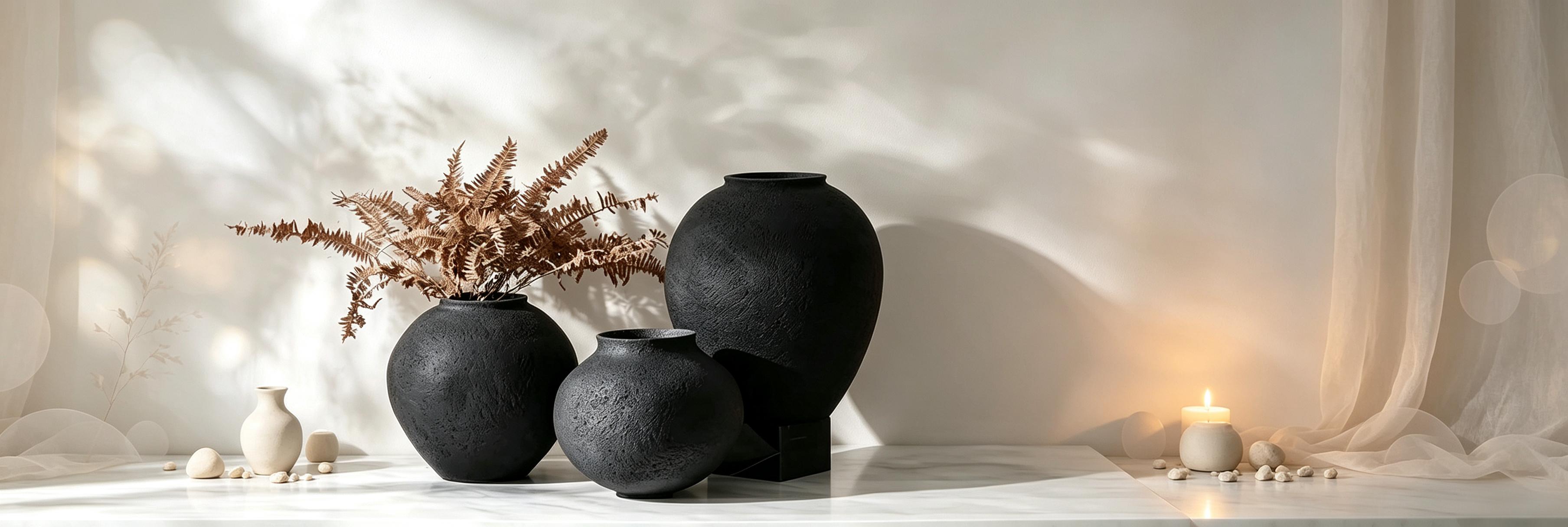 Concrete planters collection