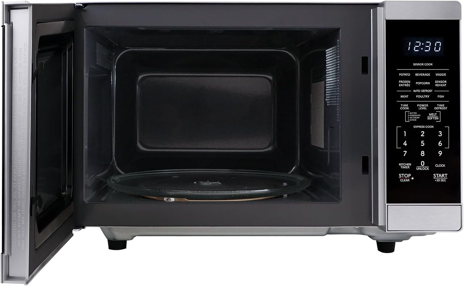 Sharp SMC1464KS 1.4 cu1100W Stainless Steel Countertop Microwave Oven
