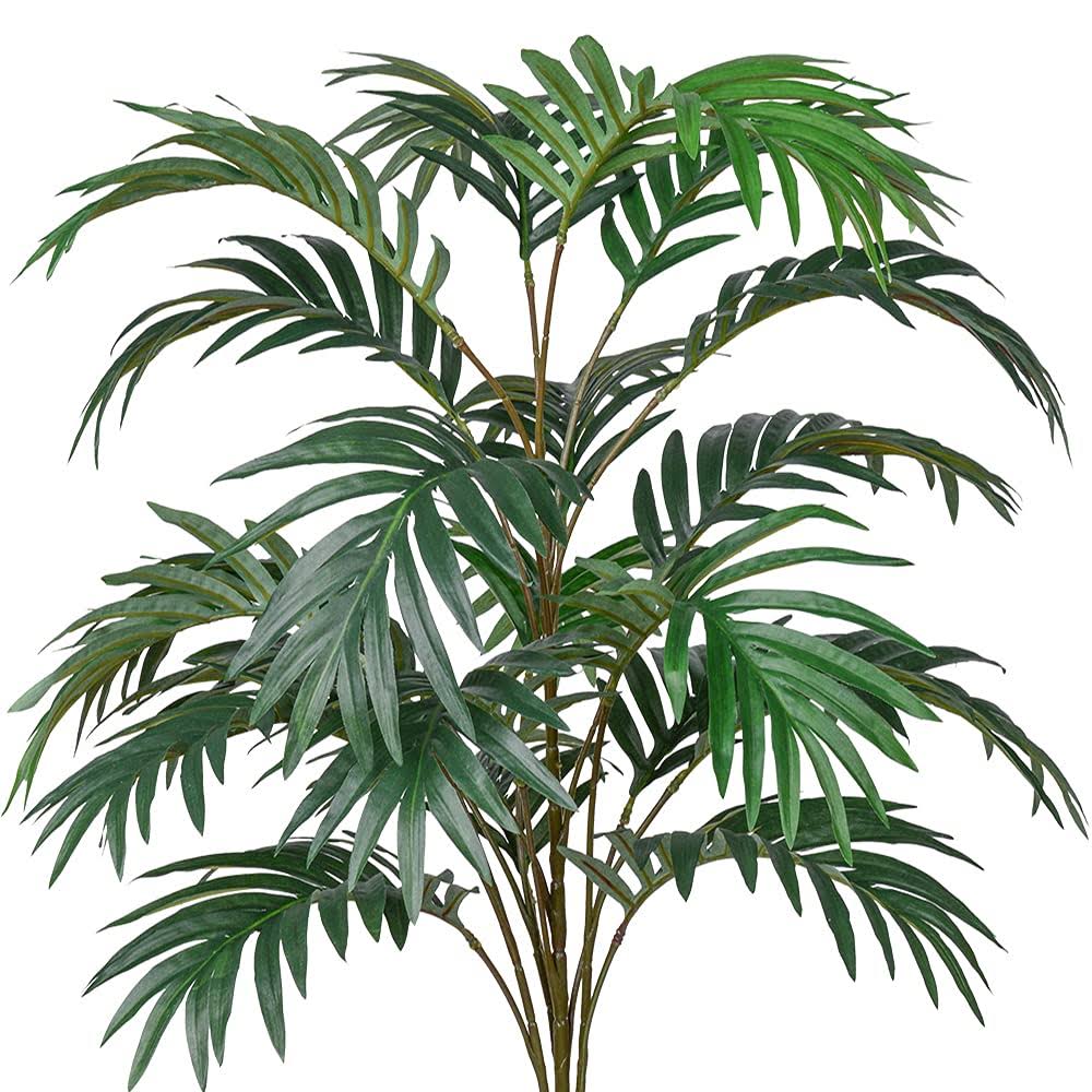 SLanC Artificial Palm Plants Leaves Faux Fake Tropical Large Palm Tree Leaves Imitation Leaf Artificial Plants