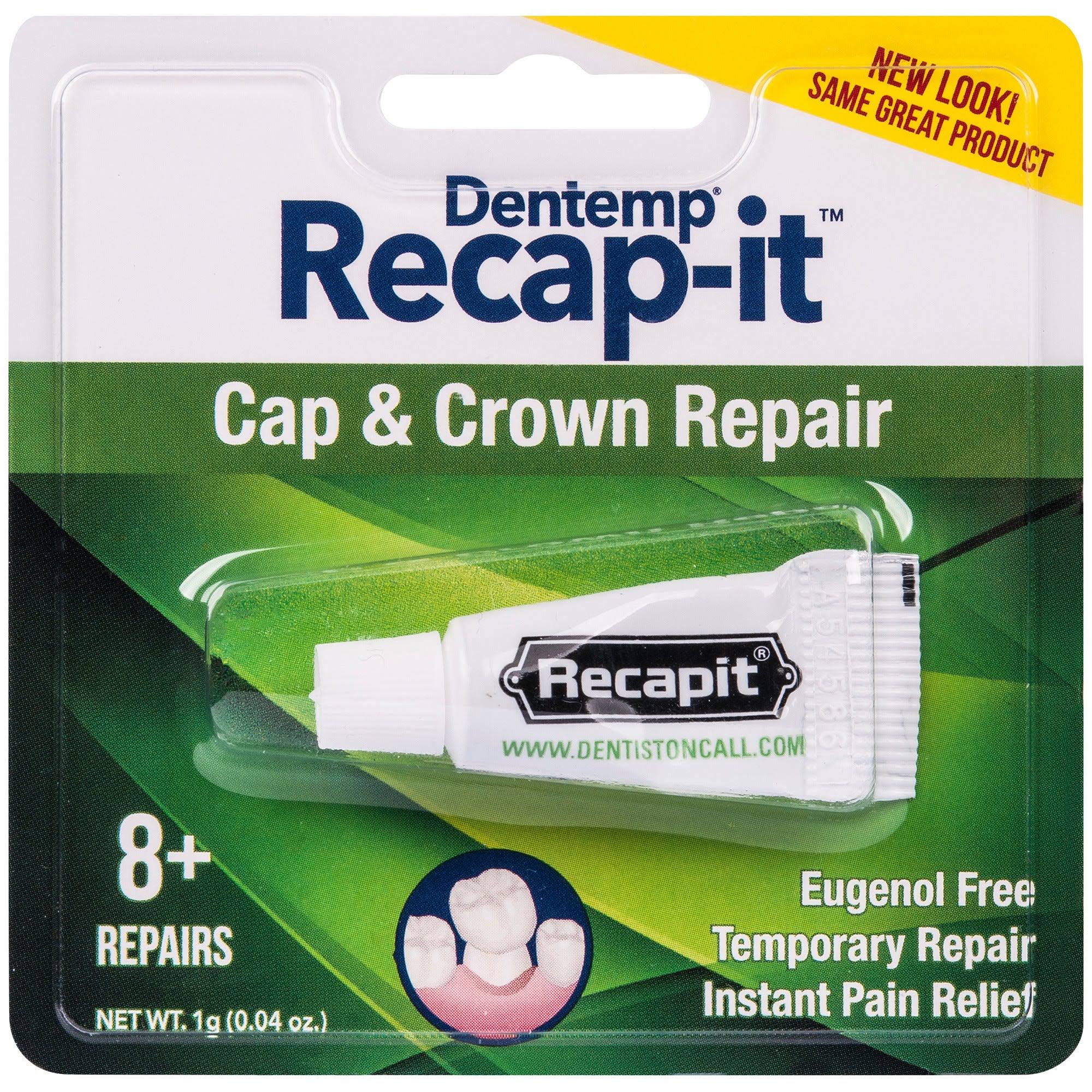 Dentemp Recap-It Cap & Crown Repair - 1.2 g