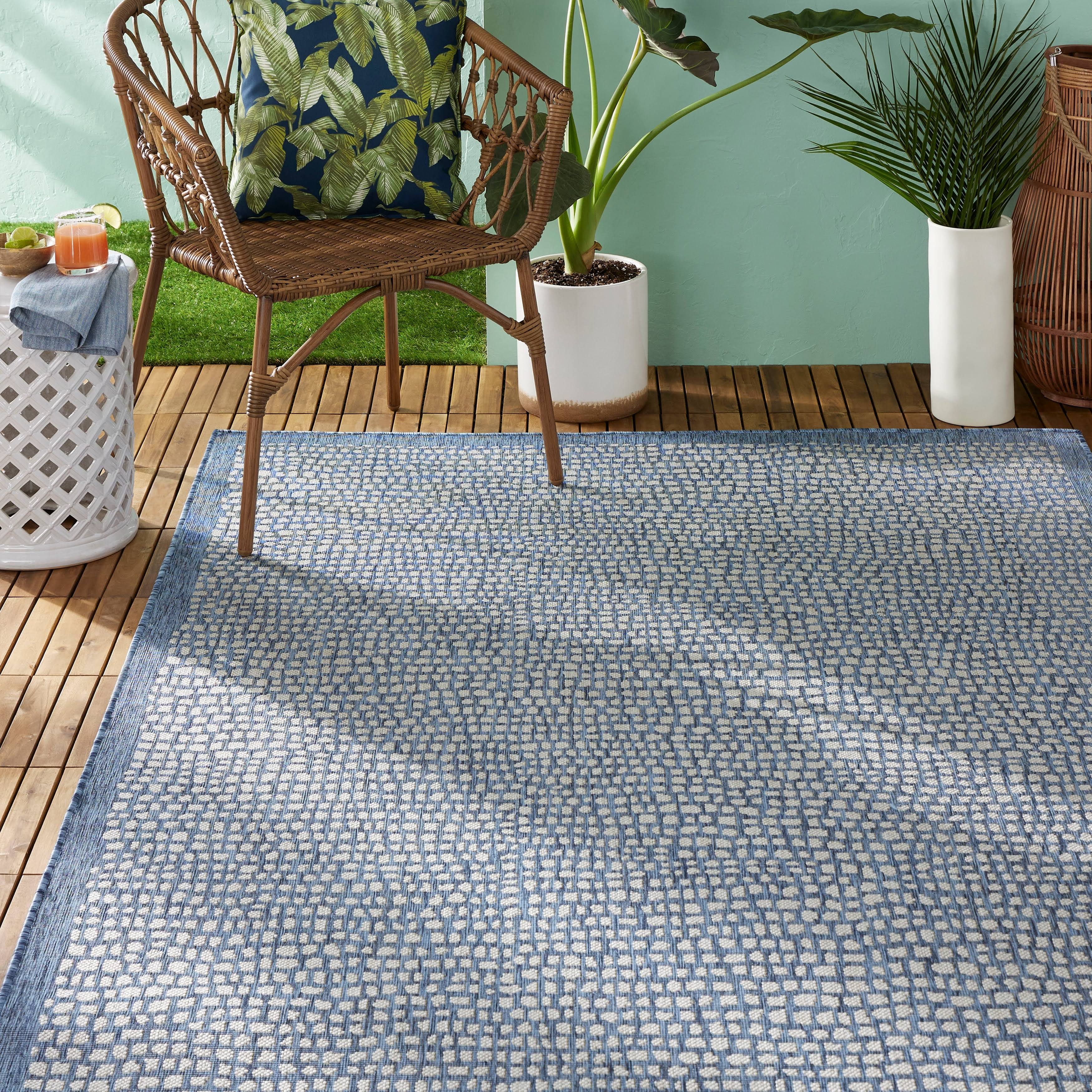 Tommy Bahama Marlin 8' x 10' Indoor-Outdoor Area Rug - Blue