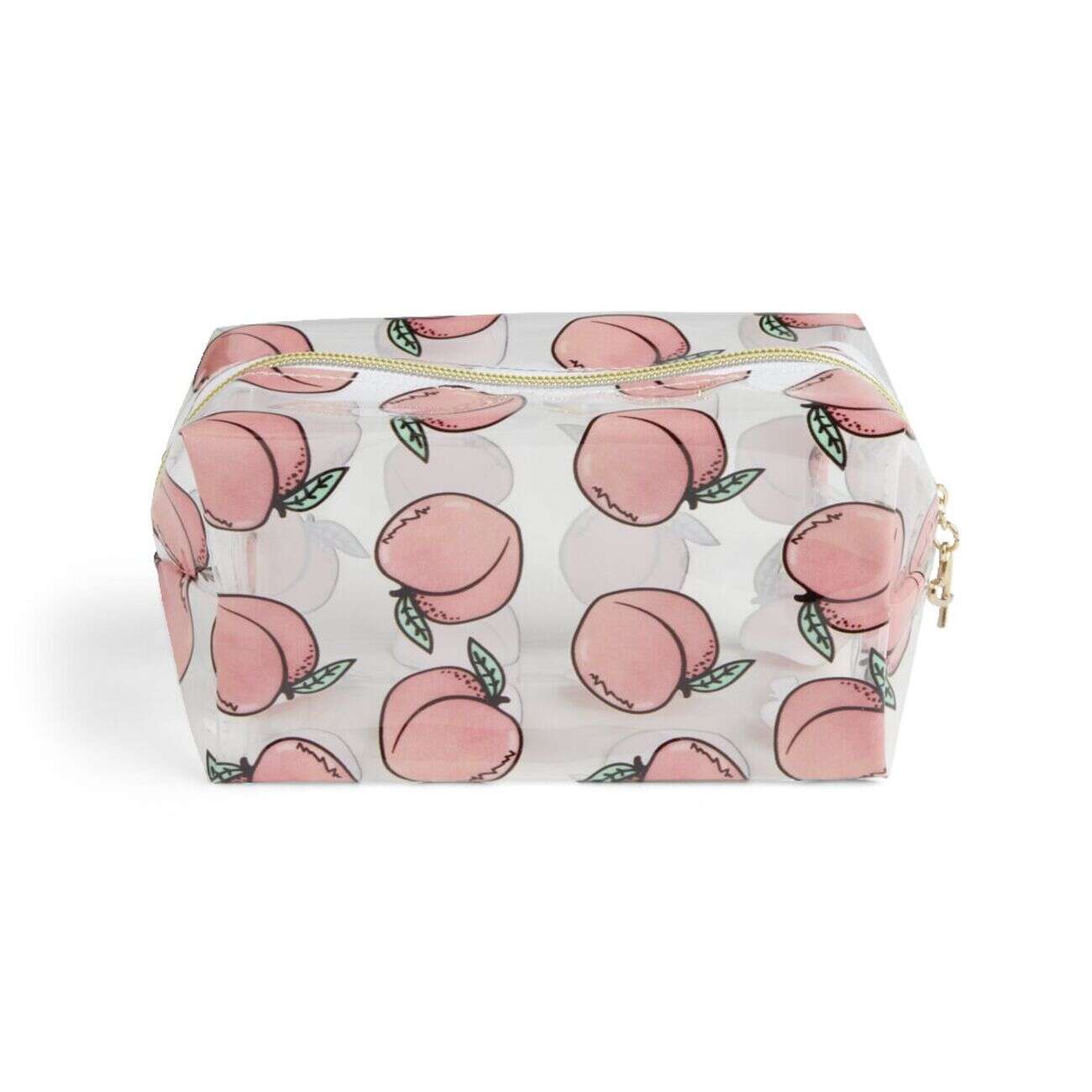 Trousse cosmétique transparente à motifs - 3 modèles