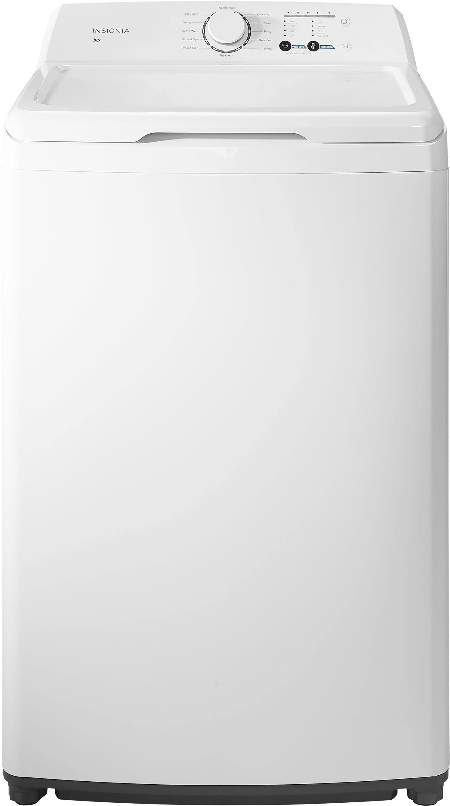 Insignia NS-TWM35W1 3.7 Cu. ft. High Efficiency 12-Cycle Top-Loading W