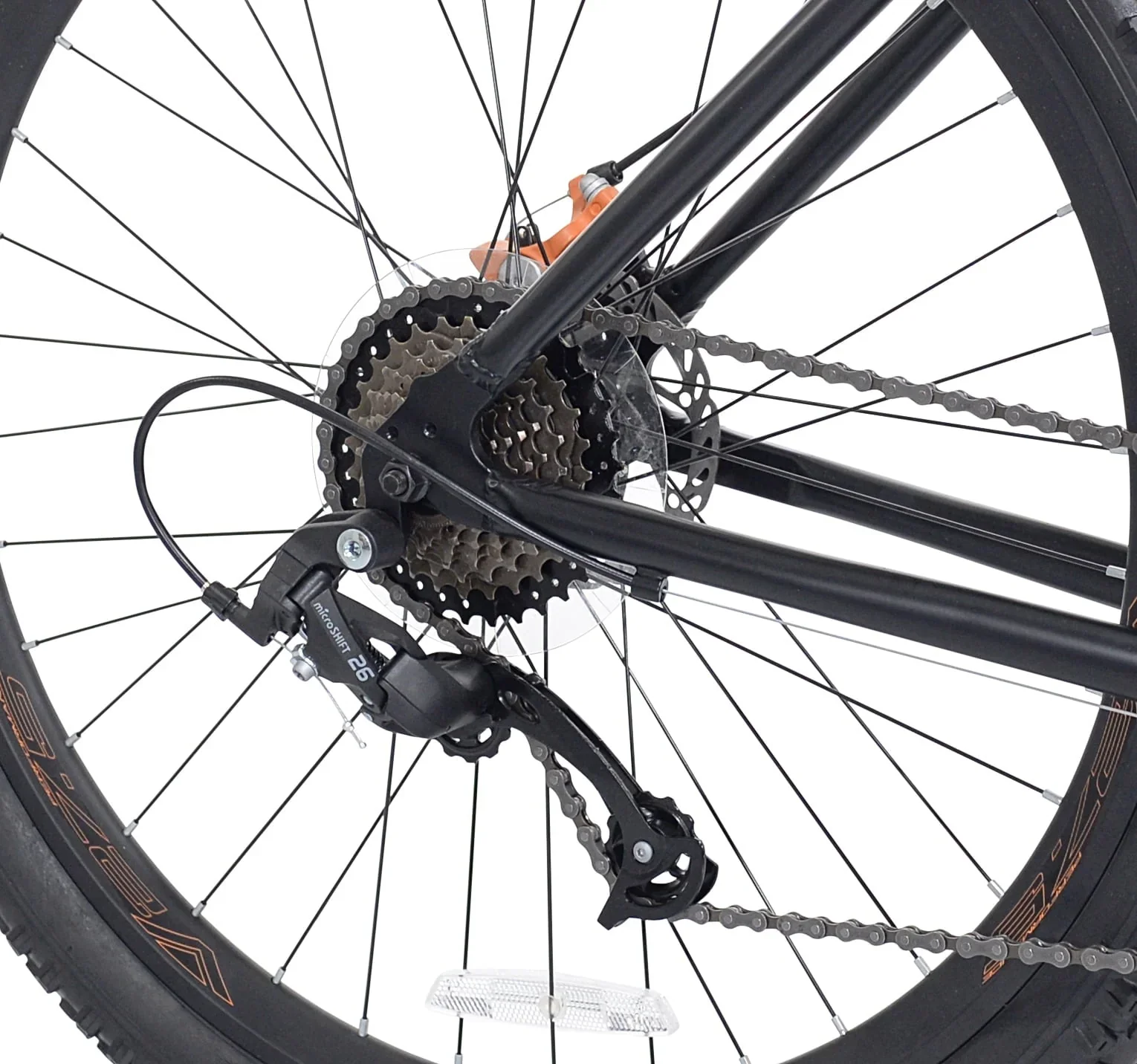 Ozark Trail 27.5 Vibe Mountain Bike, Large Frame, Black, Adult, Unisex