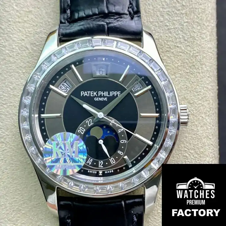 Patek Philippe Grand Complications 5205G KM Factory Black Strap