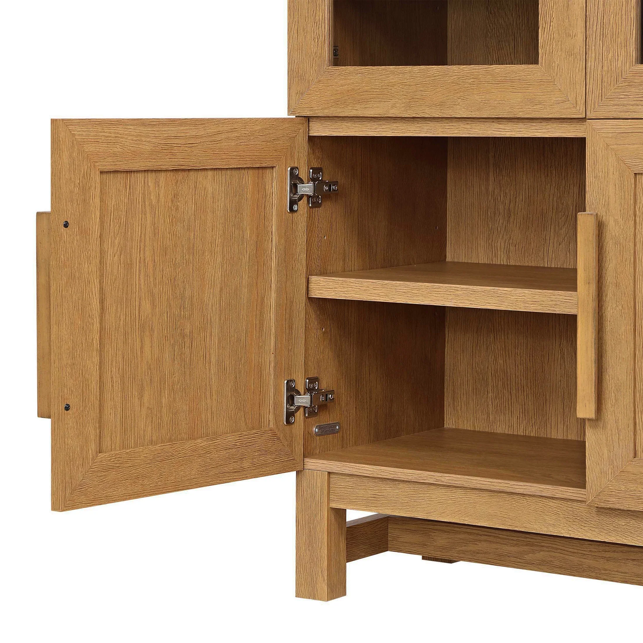 Better Homes & Gardens Juliet Kitchen Rounded Arch Cabinet, Rich Black