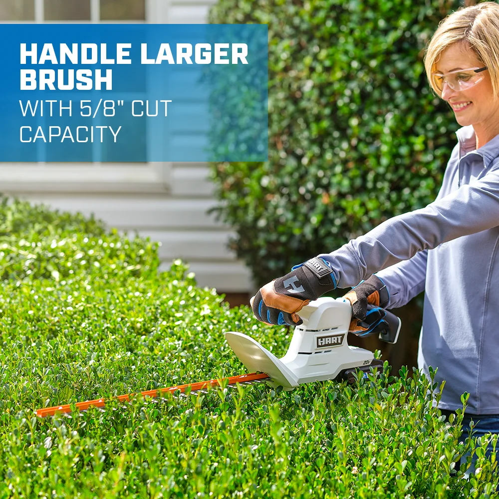 HART 20 Volt Cordless 18 in Hedge Trimmer Kit, (1) 2.0ah Lithium - Ion Battery