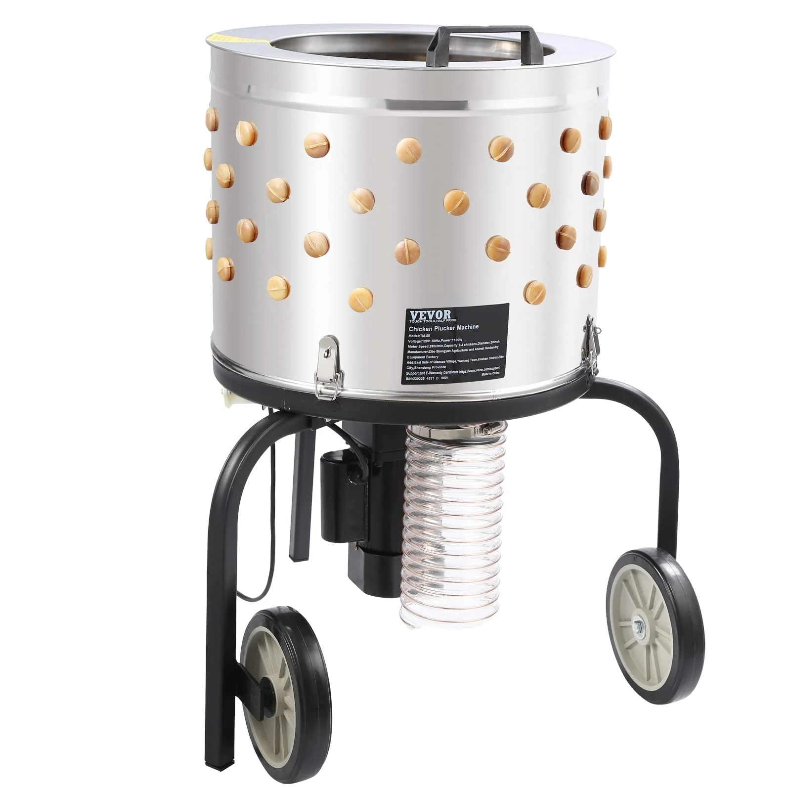 VEVOR 500W Chicken Plucker Machine with 20 Drum