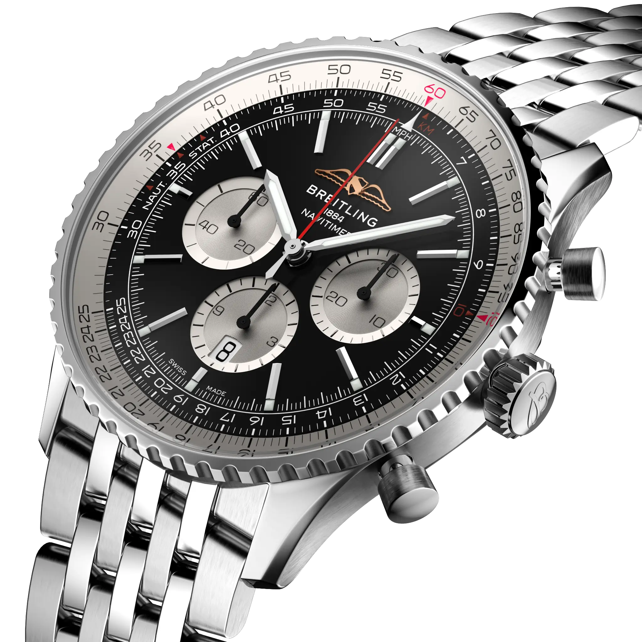【【Super Clone】Breitling  Navitimer B01 Chronograph 46 AB0137211B1A1