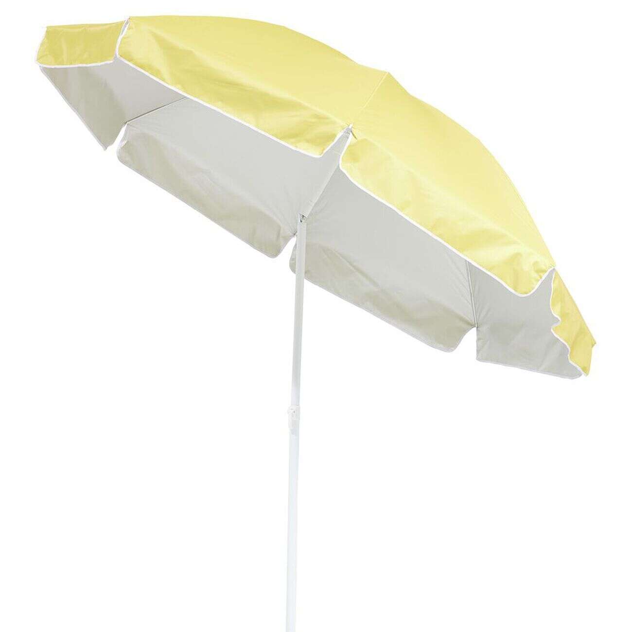 Parasol de plage jaune UV UPF50+ Ø200xH209cm