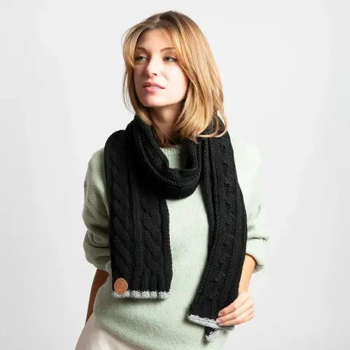 Écharpe Creamy Gin Noir