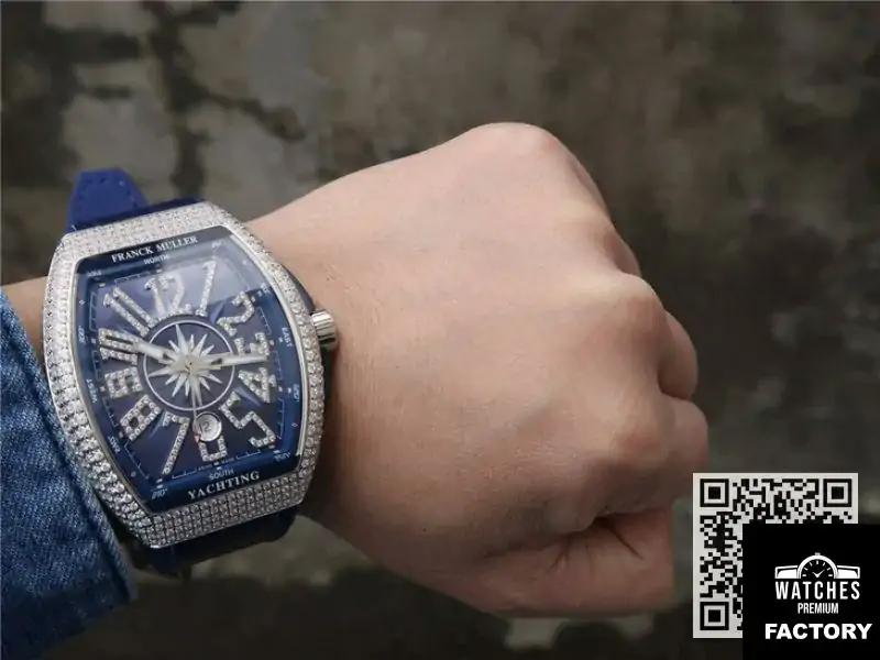 Franck Muller Vanguard V45.SC.DT.AC.BL Blue Dial