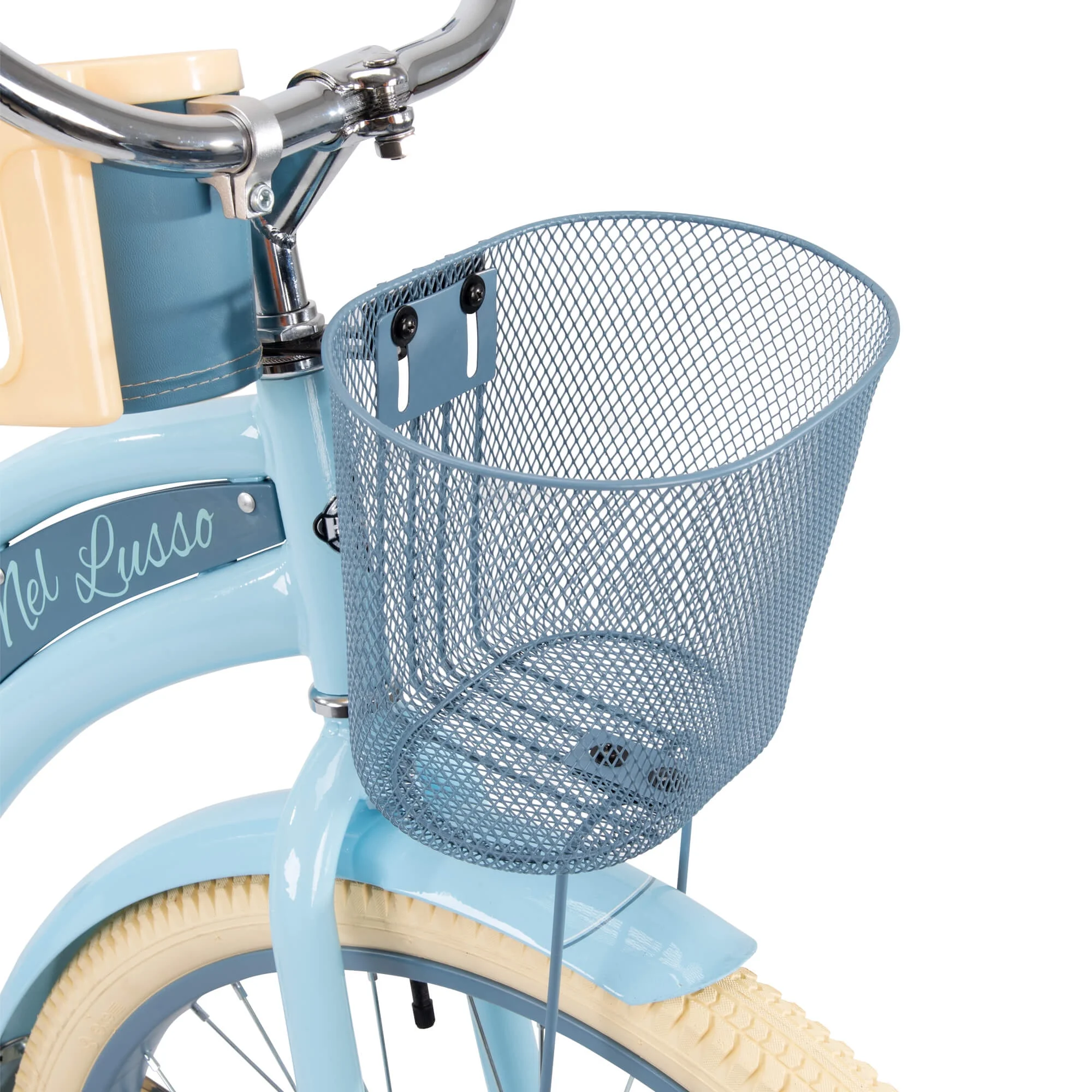 Nel Lusso Classic Cruiser Bike with Perfect Fit Frame, Women'S, Light Blue, 26 in