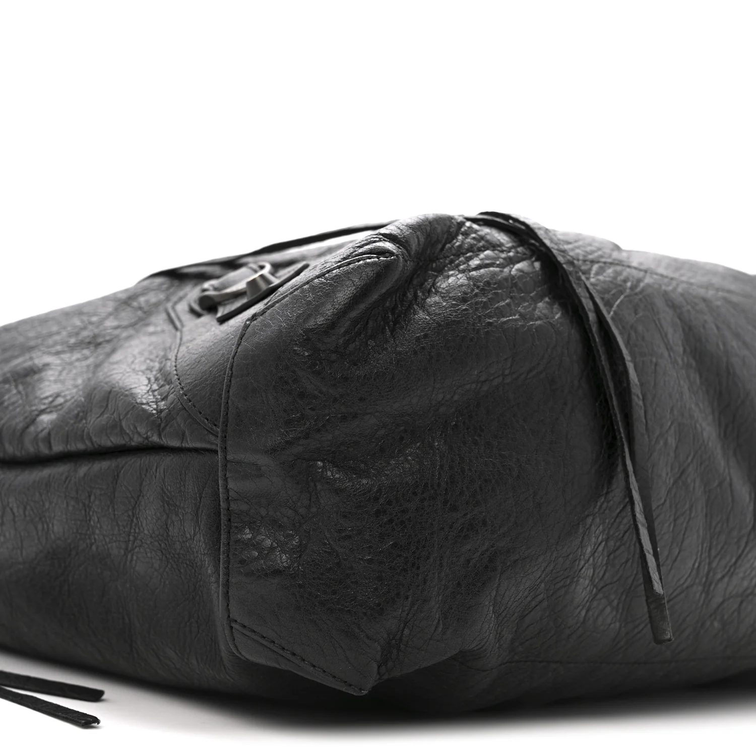 Agneau Classic Hardware Day Hobo Black