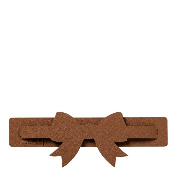 Rosett serviettholder 9x26 cm brun