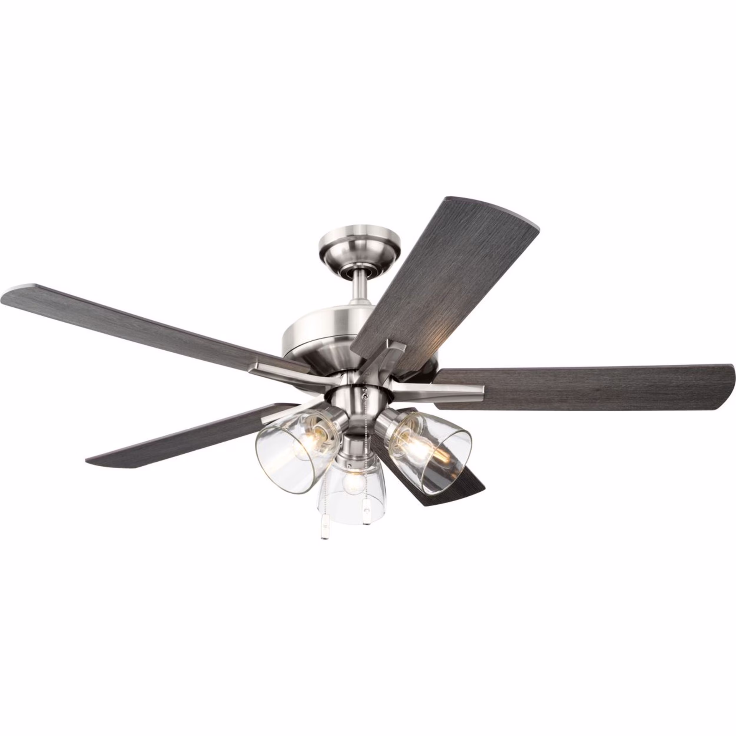 Better Homes & Gardens 52 Bronze Transitional Ceiling Fan, 5 Reversible Blades, 3 LED Bulbs Included