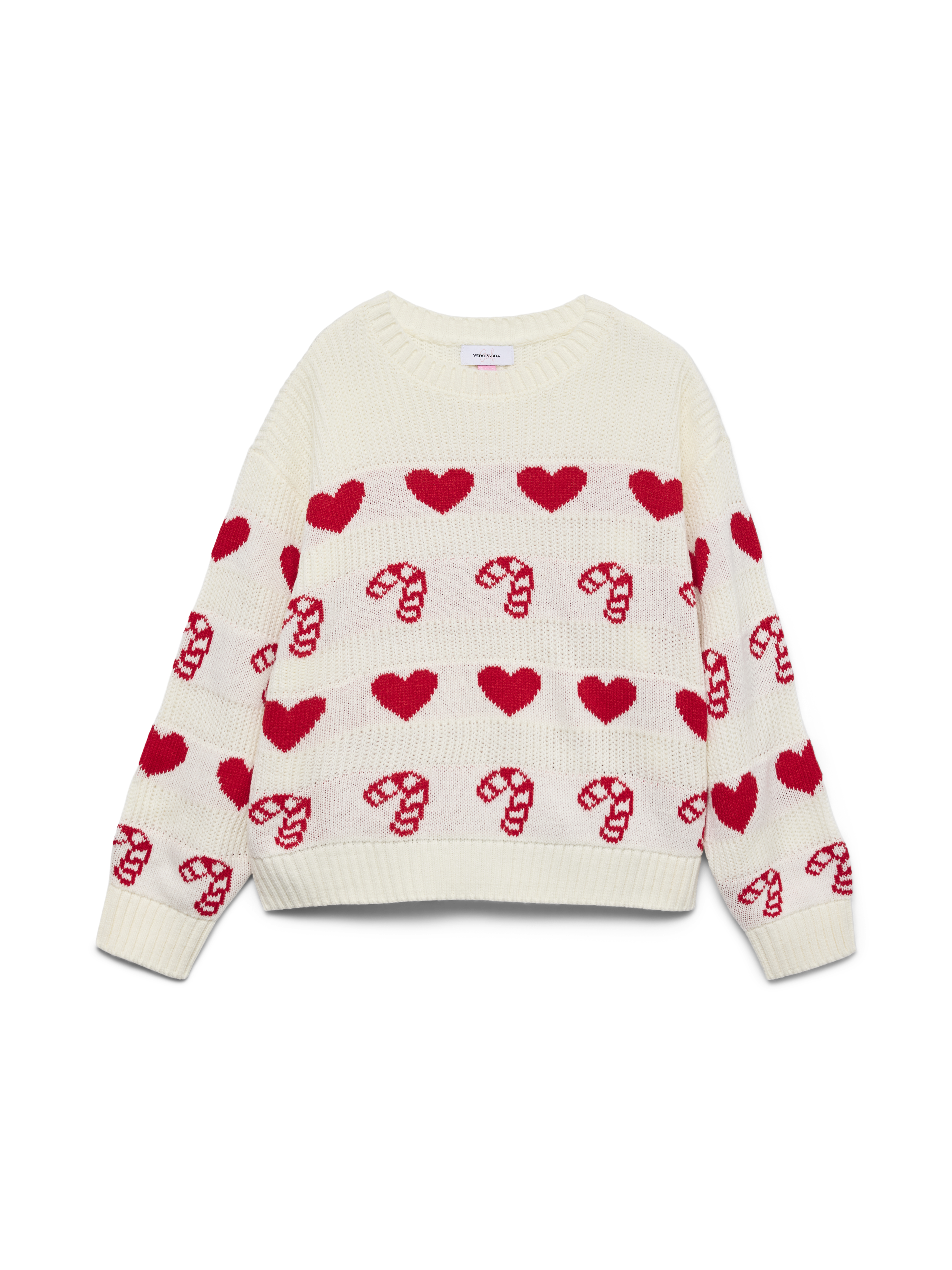 VERO MODA® VMCANDYHEARTS Knitted pullover