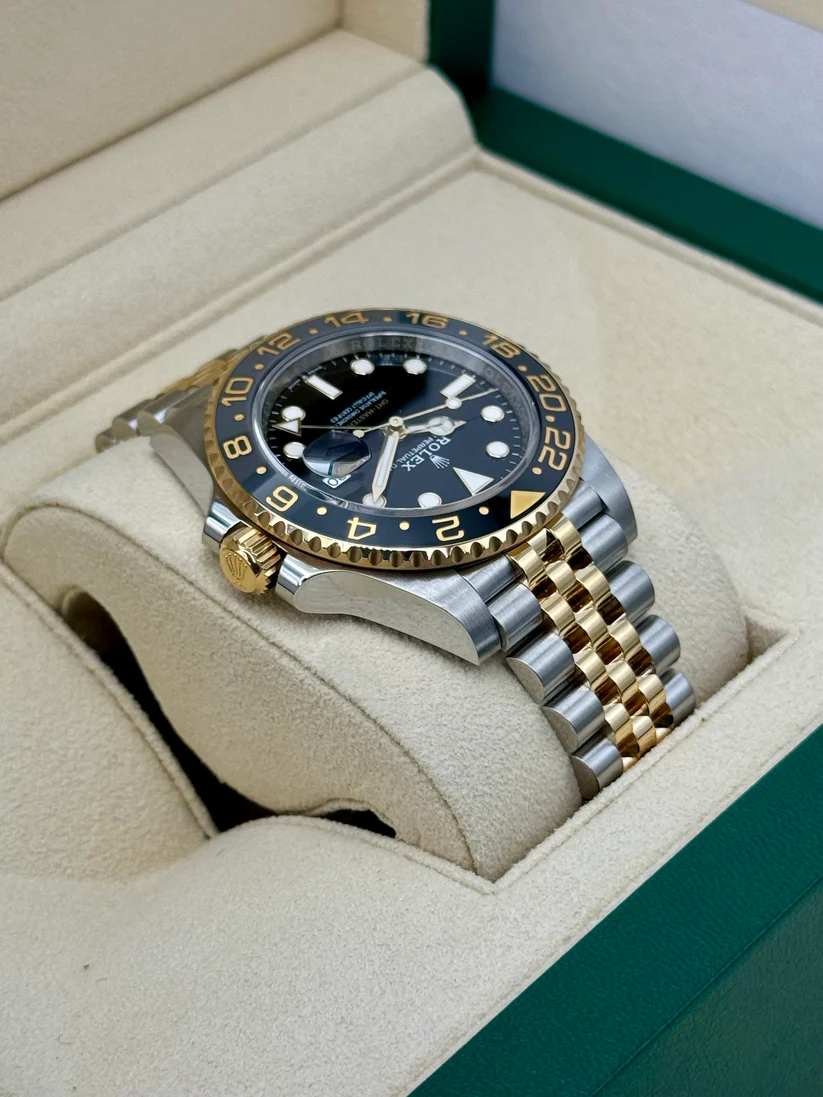 [Super Clone]Rolex 126713GRNR GMT-Master II Black Dial Two-Tone 40mm Watch