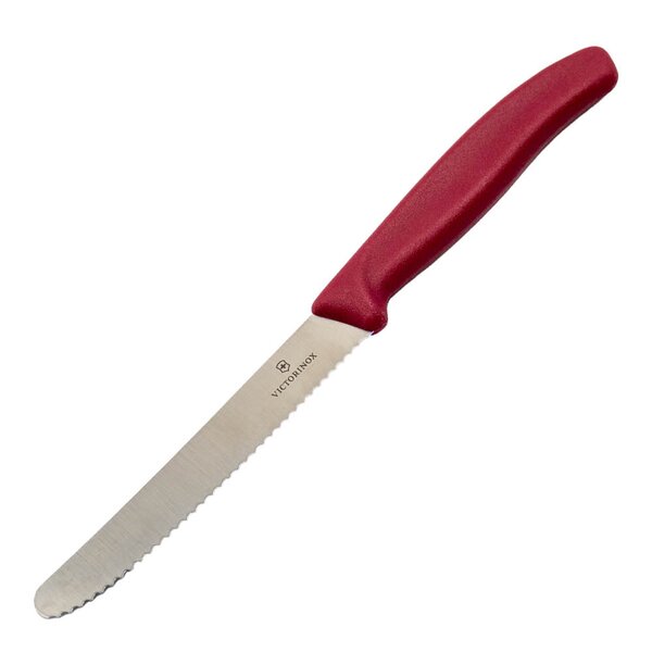 Swiss Classic tomatkniv 11 cm burgunder