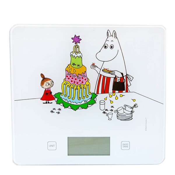 Digital vekt 5 kg Mummitrollet hvit