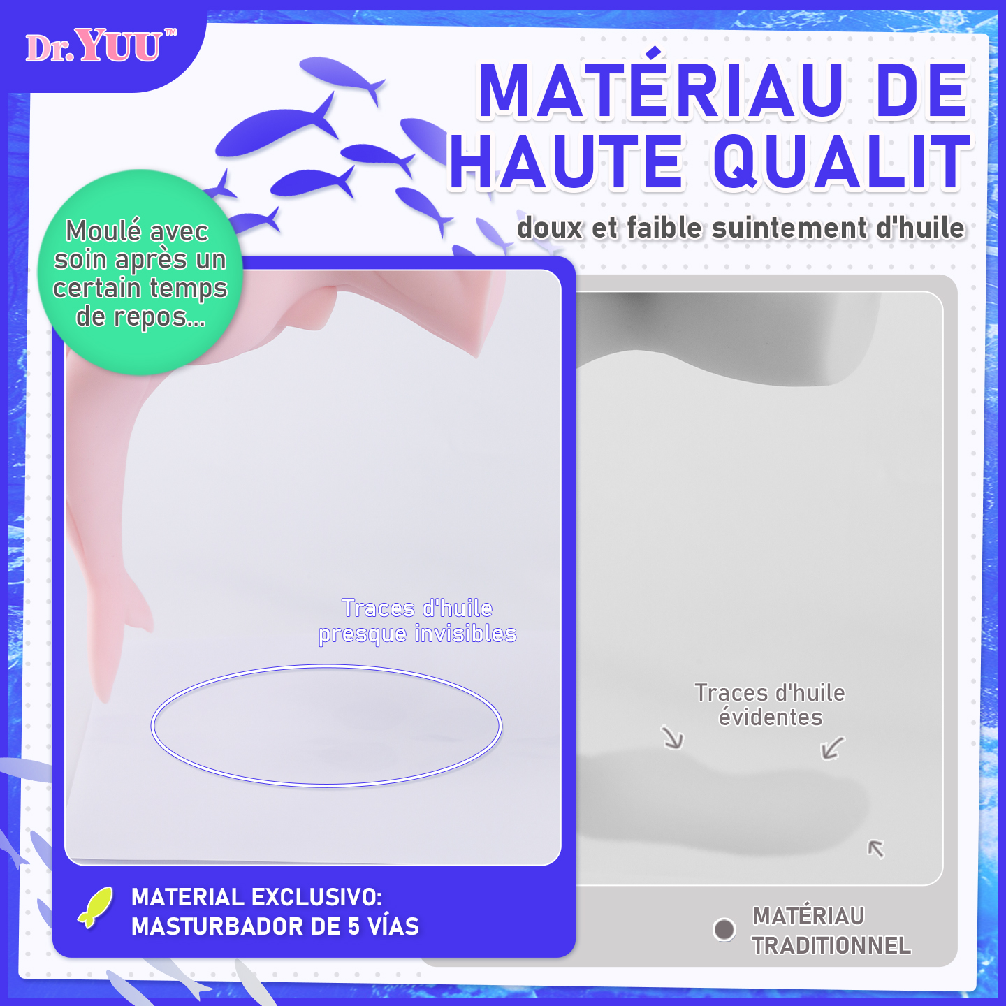 Nettoyage facile de votre chatte artificielle sous l eau après l usage.