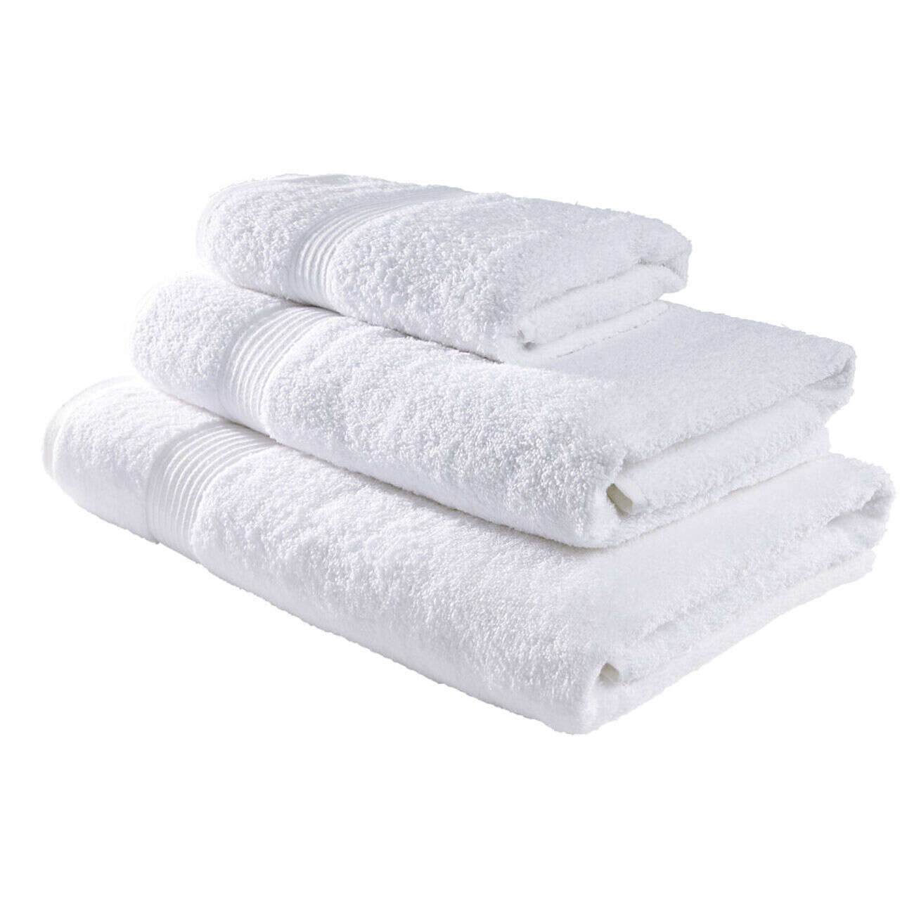 Drap de bain 70x130cm coton blanc craie